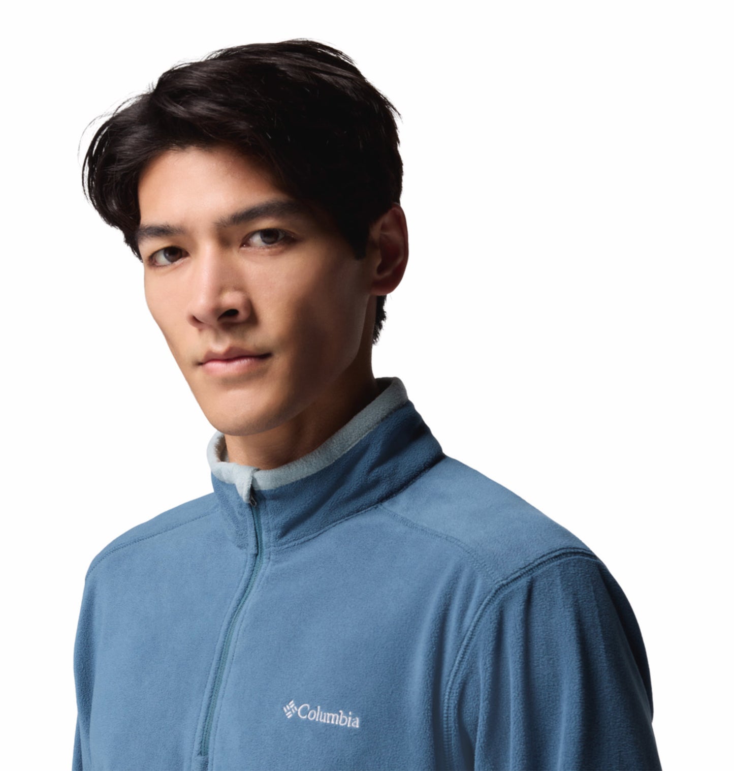 Columbia Men Teal Klamath Range II Pullover