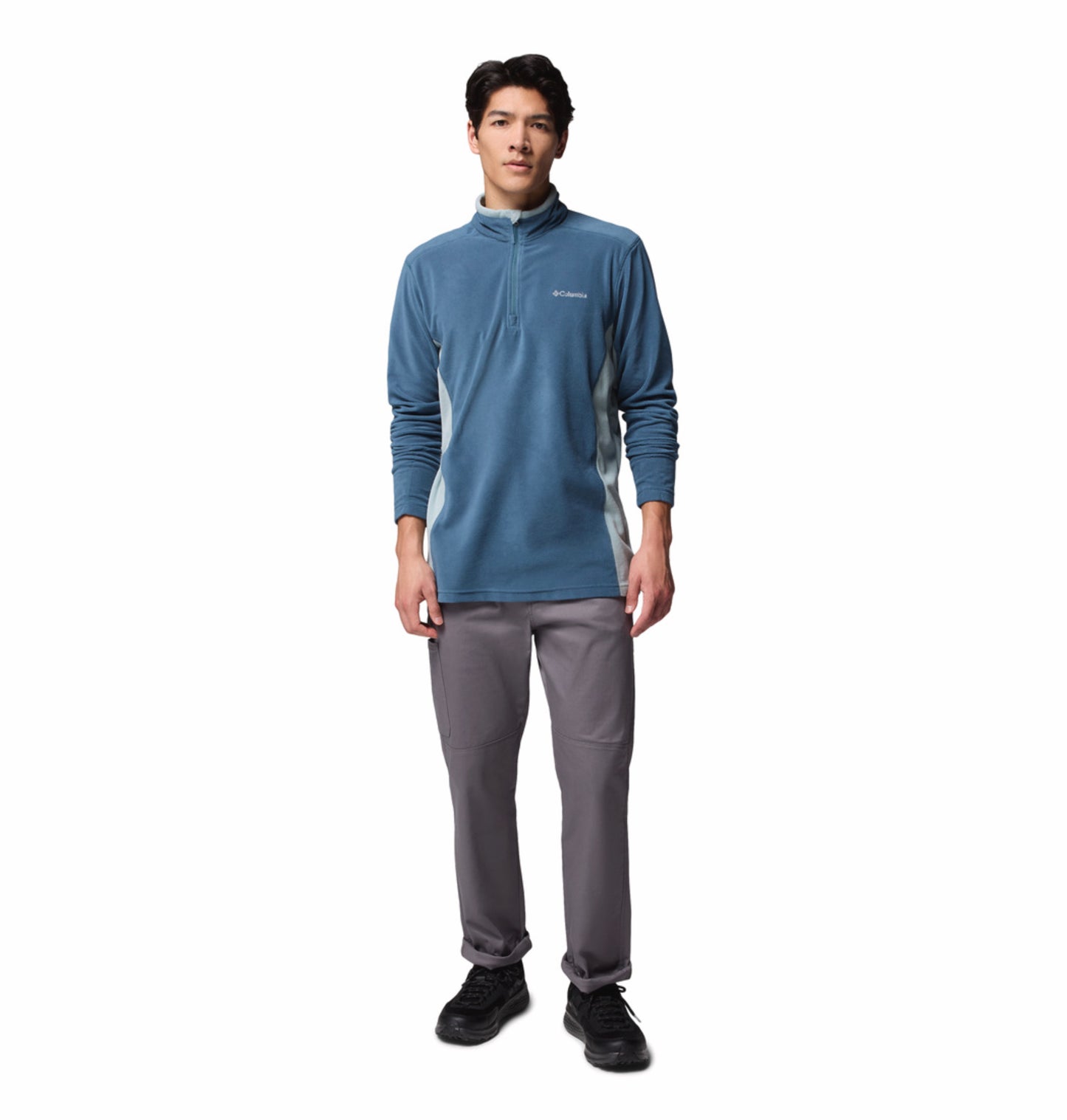 Columbia Men Teal Klamath Range II Pullover
