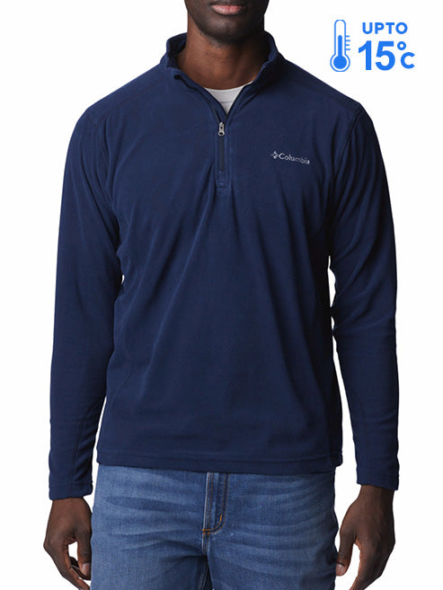 Columbia Men Navy Blue Klamath Range II Fleece Jacket