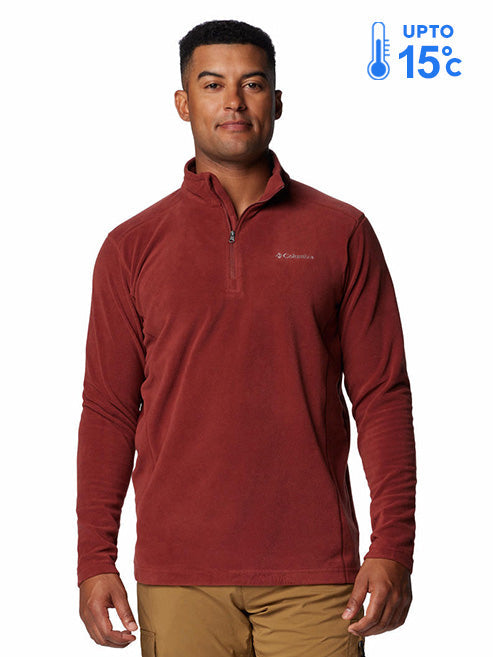 Columbia Men Red Klamath Range II Fleece Jacket