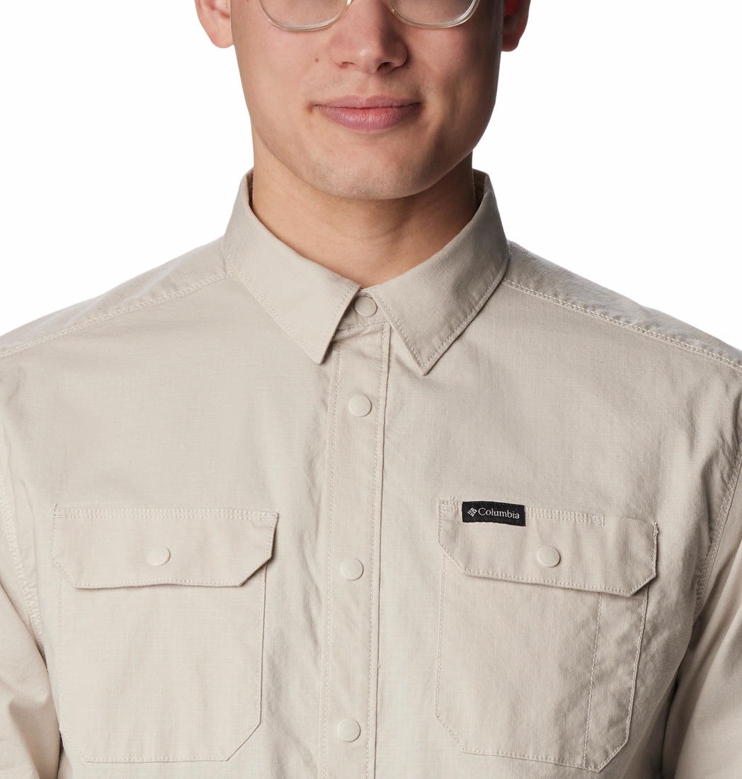 Columbia Men Brown Landroamer Lined Shirt