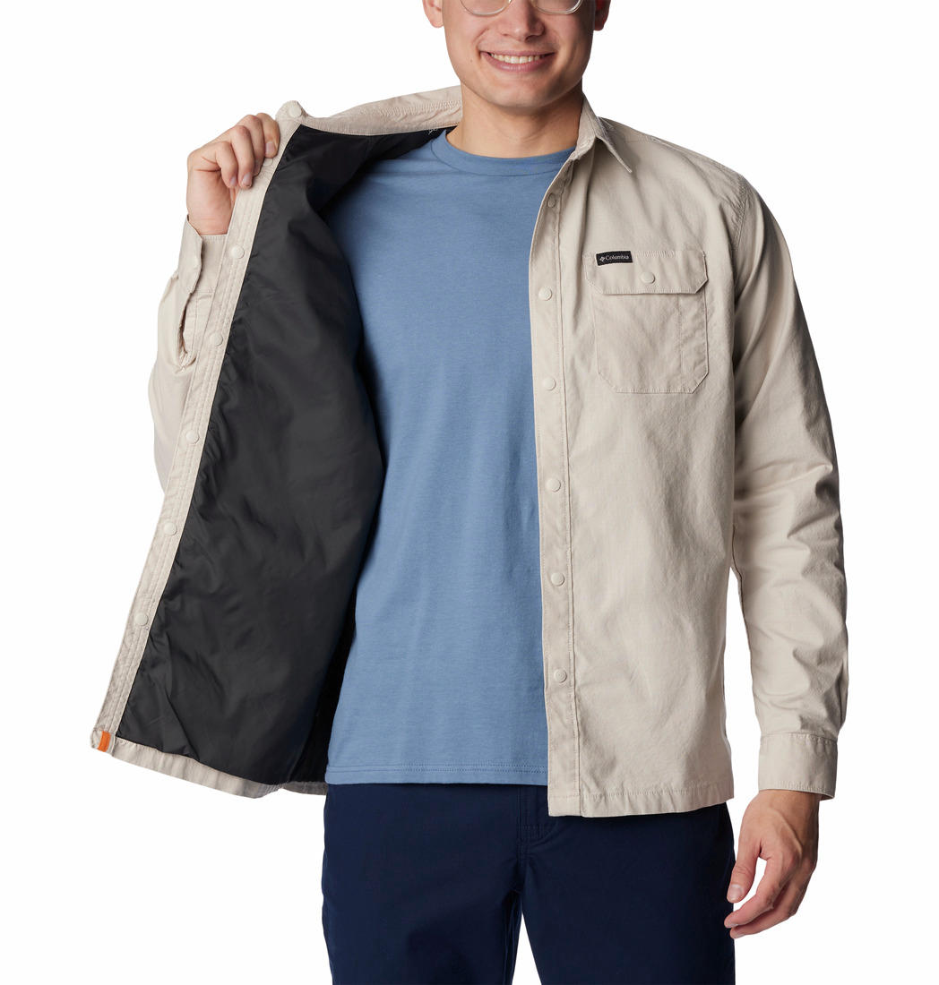 Columbia Men Brown Landroamer Lined Shirt