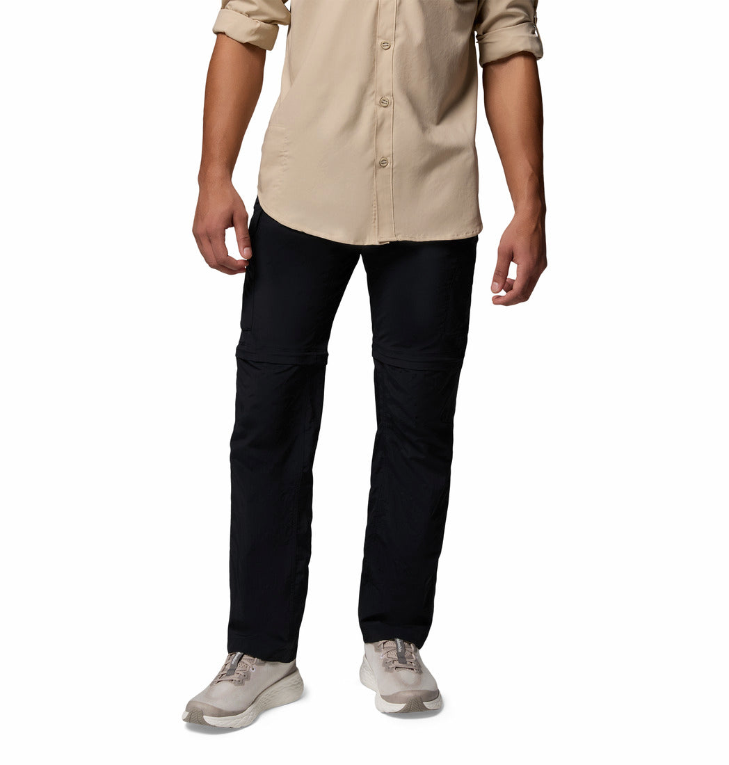 Columbia Men's Black Silver Ridge Convertible Pants with Sun Protection