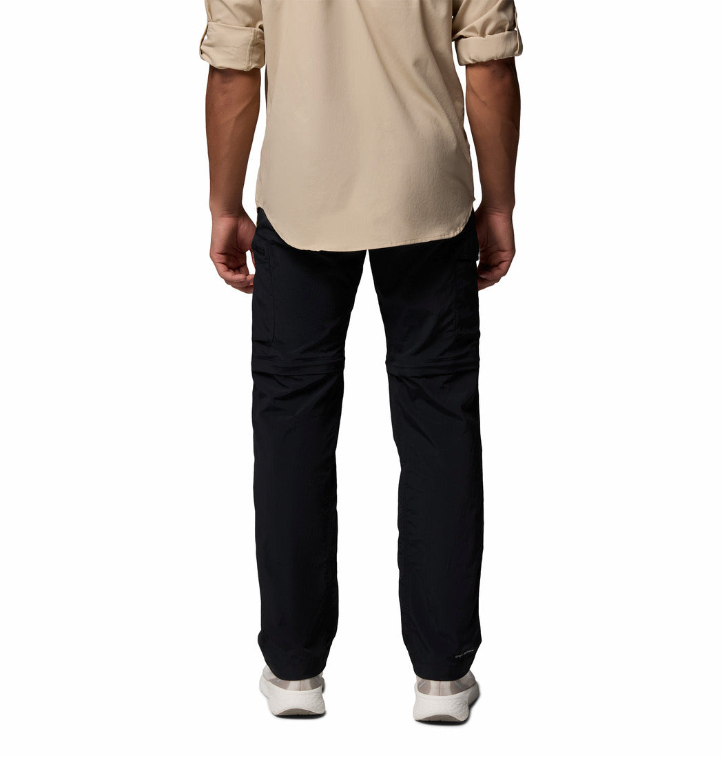 Columbia Men's Black Silver Ridge Convertible Pants with Sun Protection