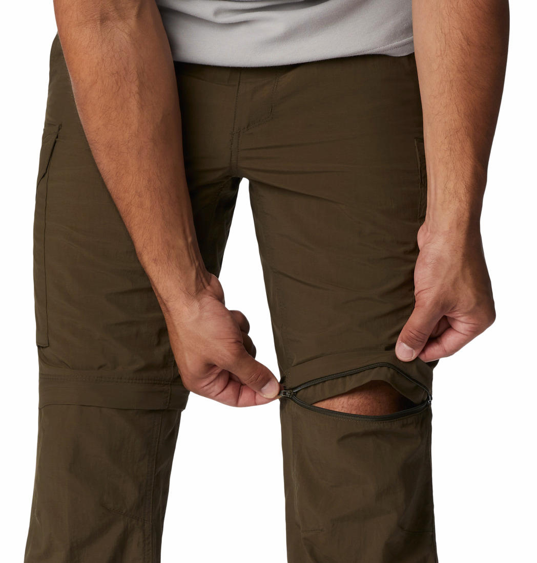 Columbia Men Green Silver Ridge Convertible Pant