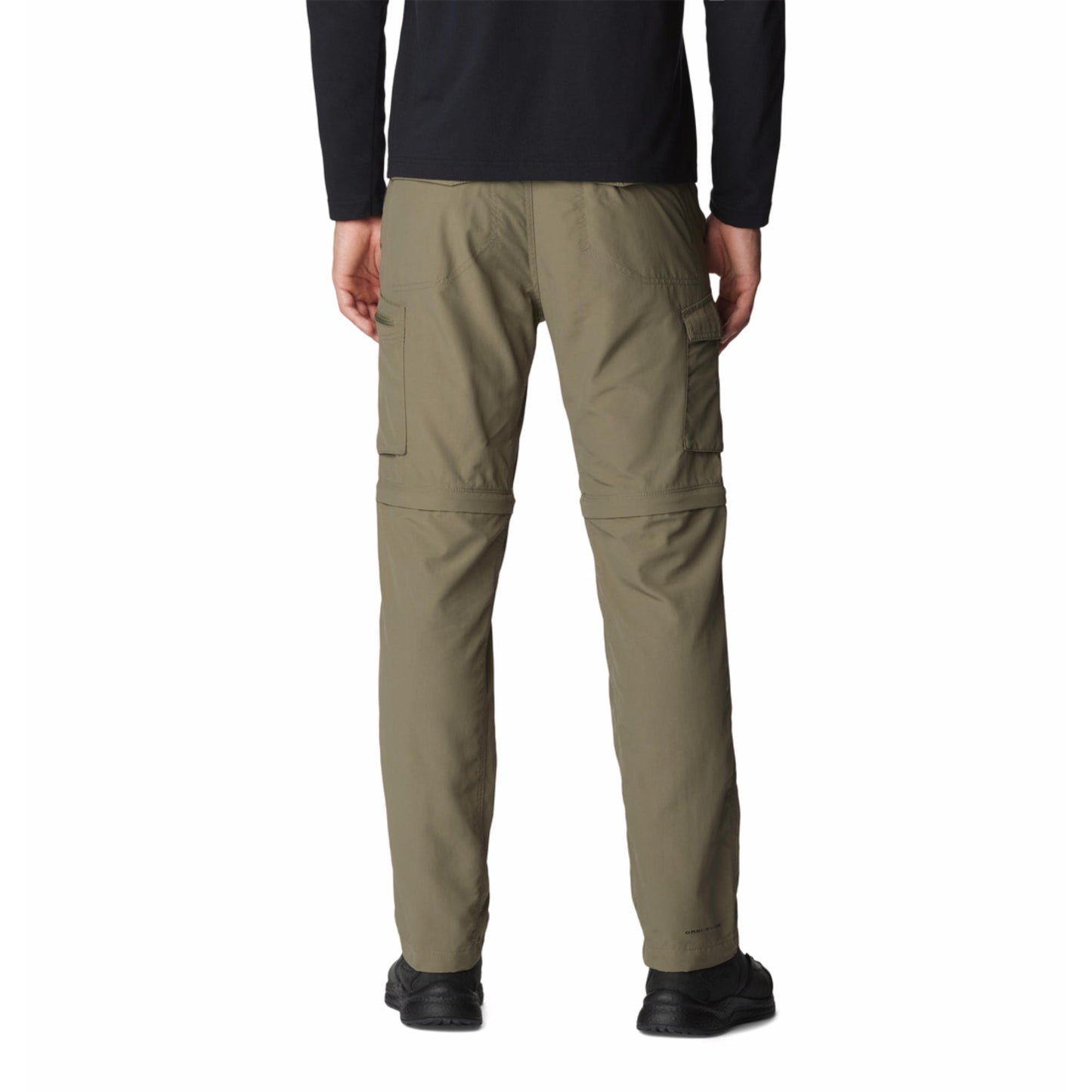 Columbia Men Green Omni-Shade Silver Ridge Convertible Pant (Sun Protection)