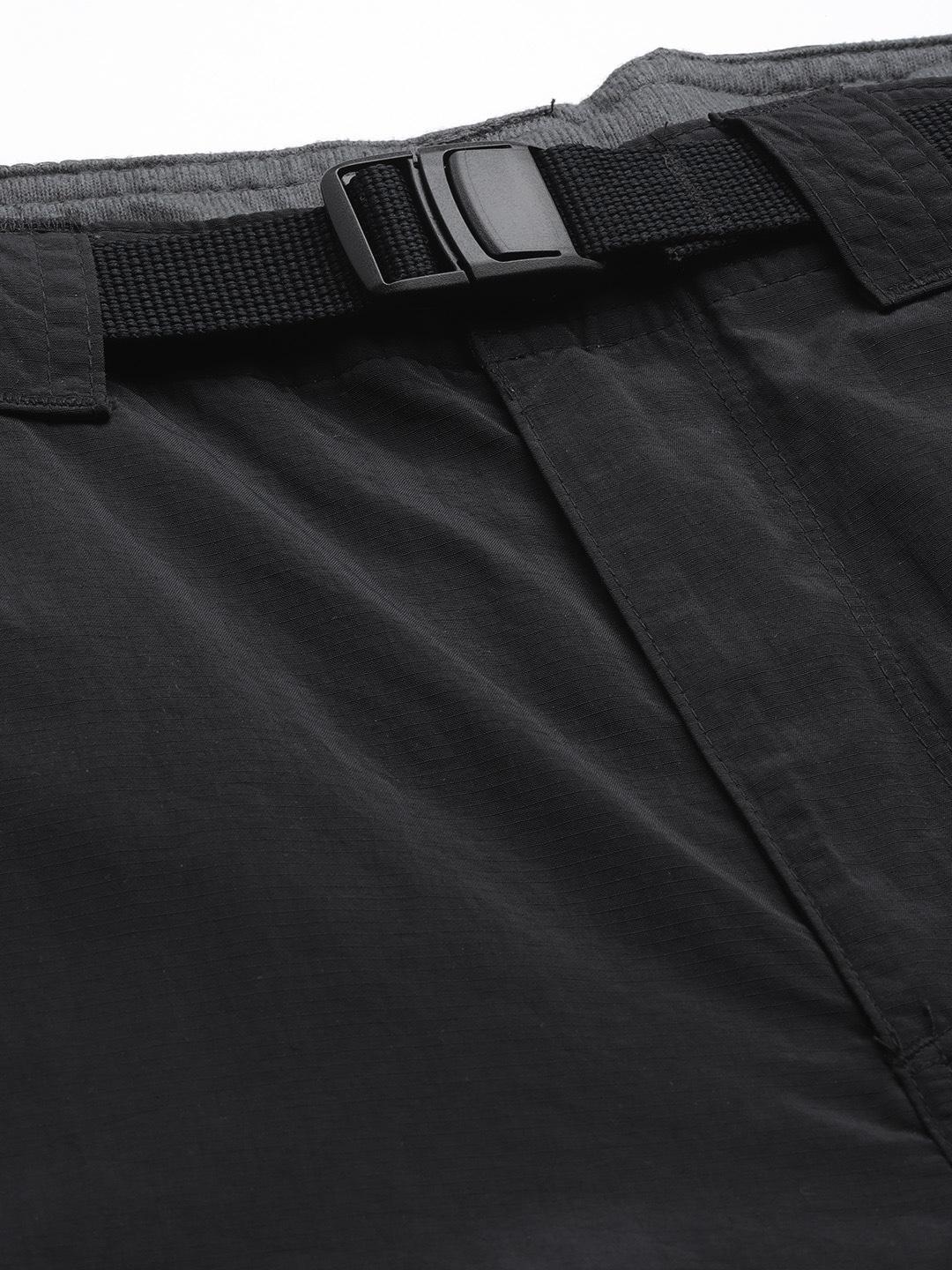 Columbia Men Black Omni-Wick Silver Ridge Cargo Pant for Active Comfort