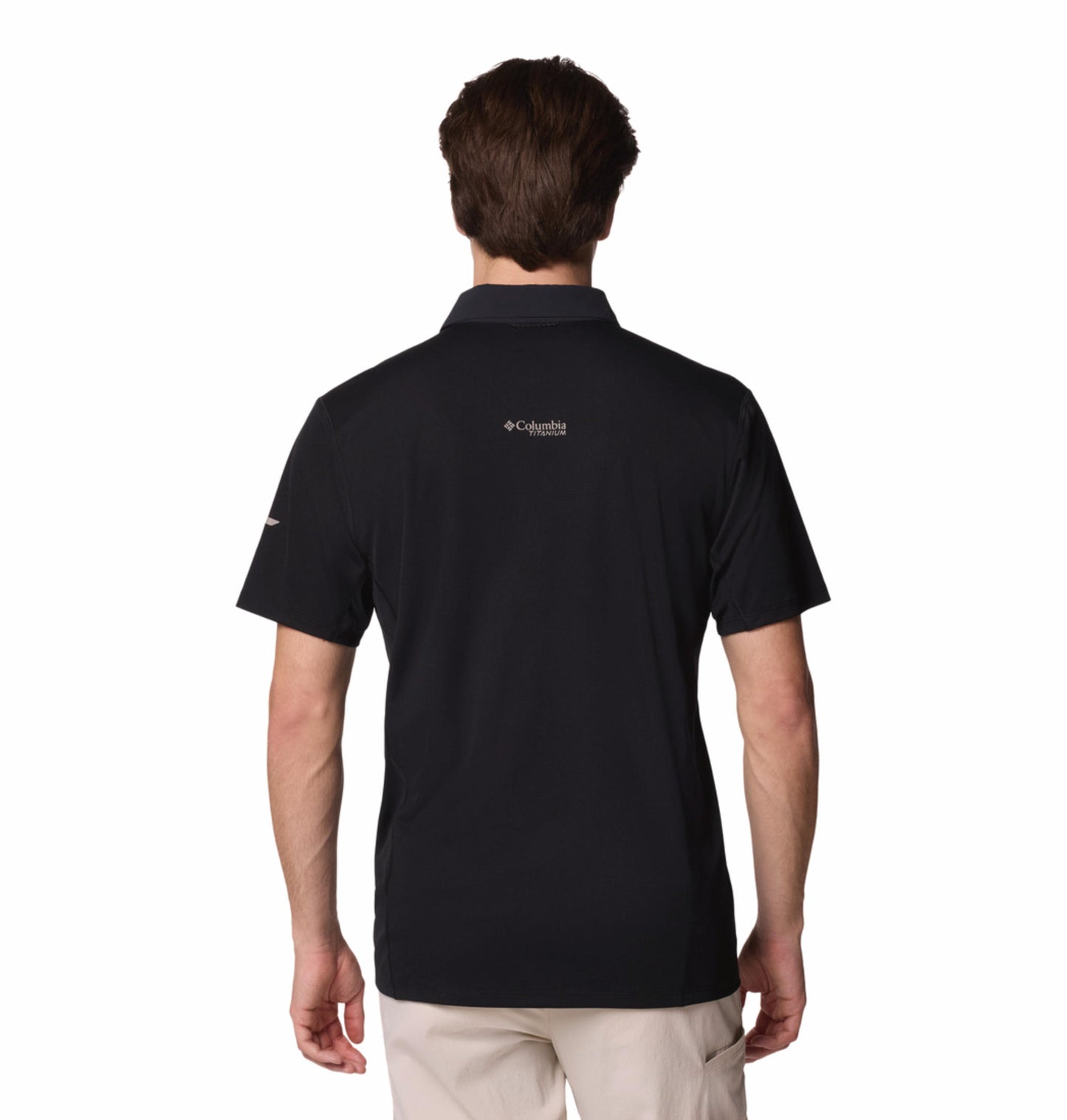 Columbia Mens Black Omni-Wick Cirque River Pro Polo Tshirt