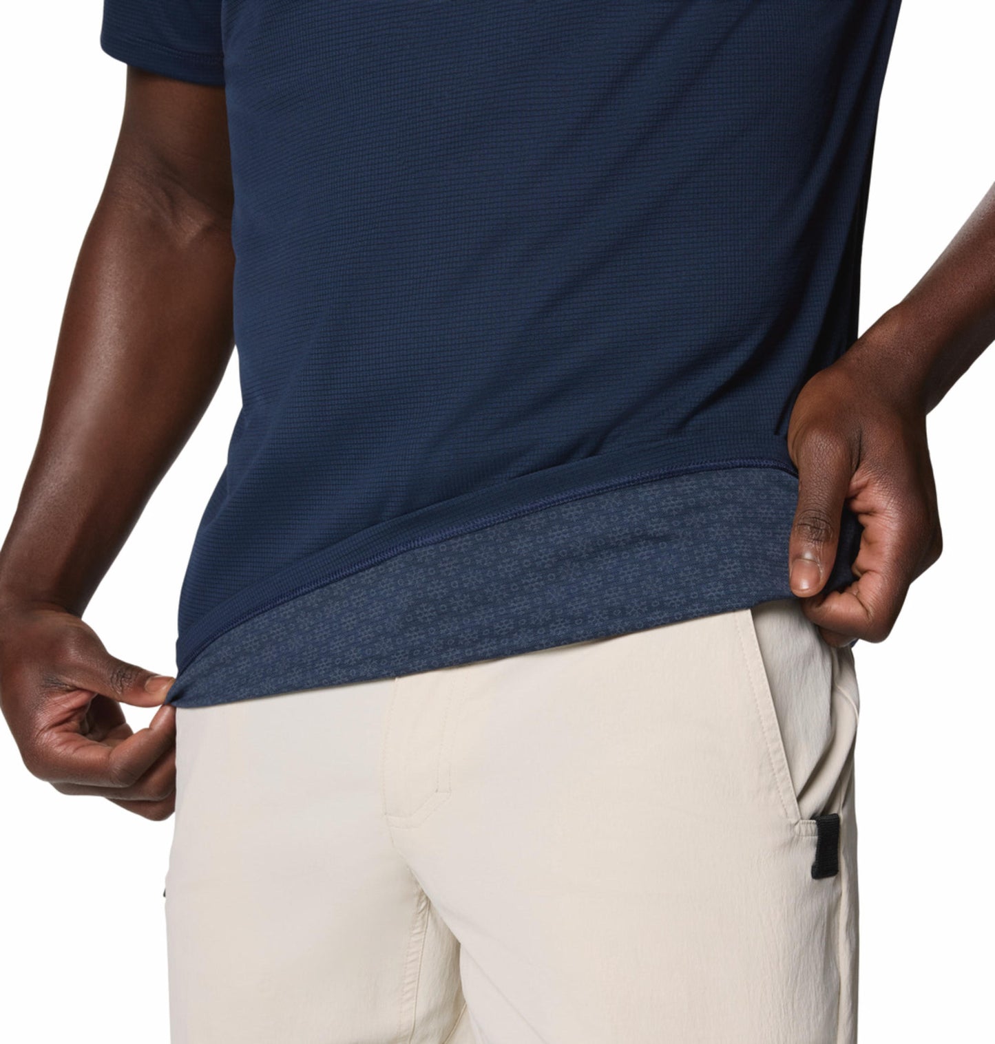Columbia Mens Navy Blue Omni-Wick Cirque River Pro Polo Tshirt
