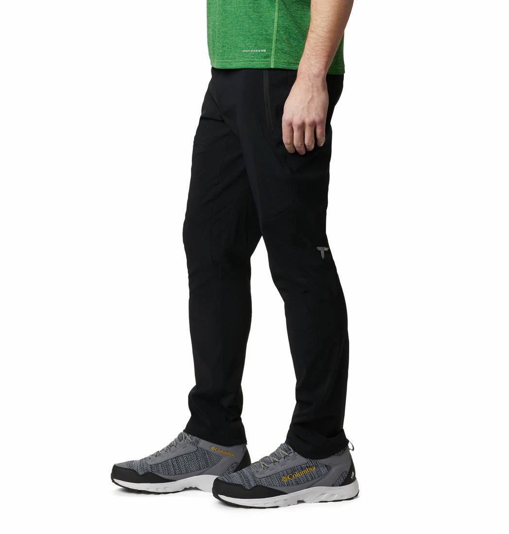 Columbia Men Black Titan Pass Pant II (Sun Protection)