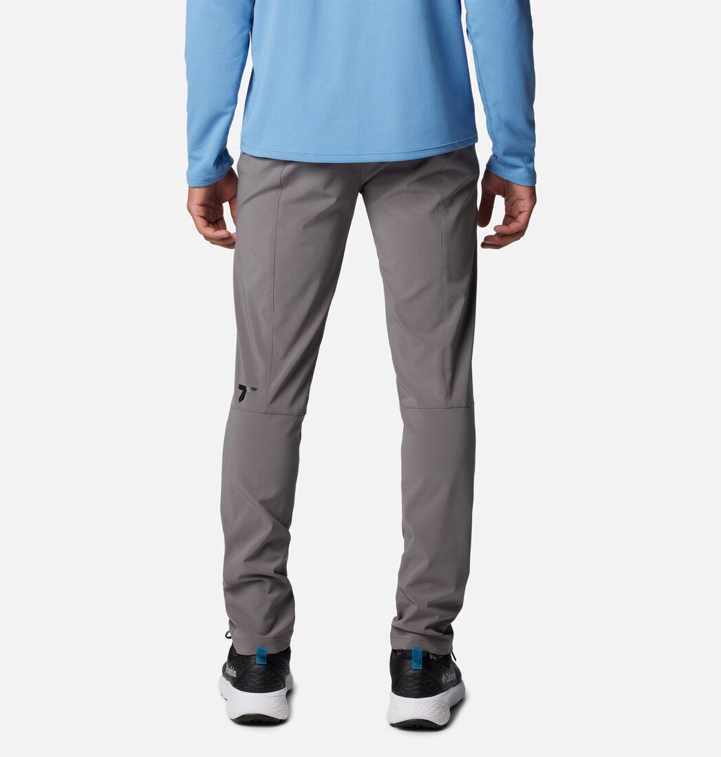 Columbia Men Grey Titan Pass Pant II (Sun Protection)