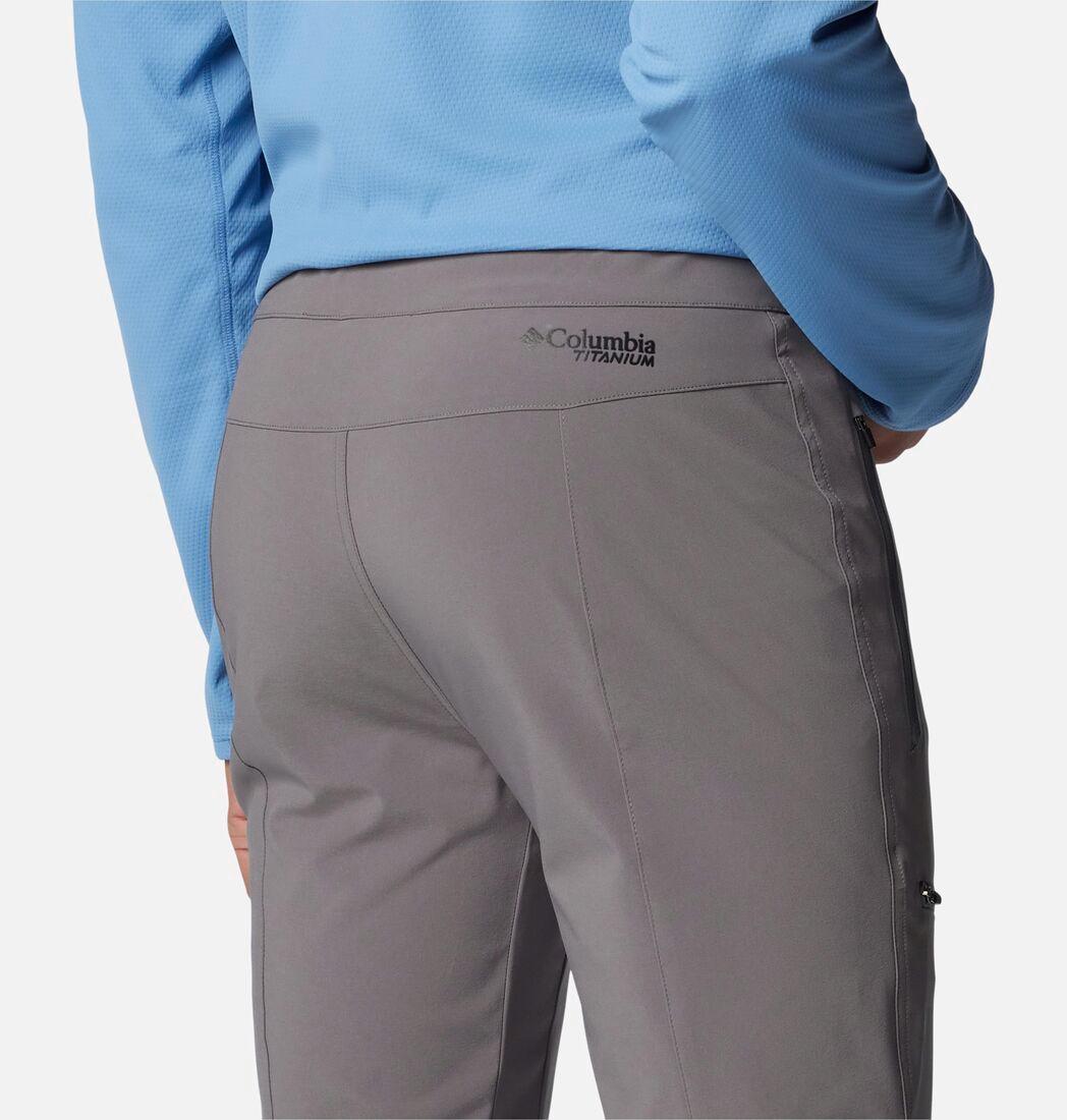 Columbia Men Grey Titan Pass Pant II (Sun Protection)