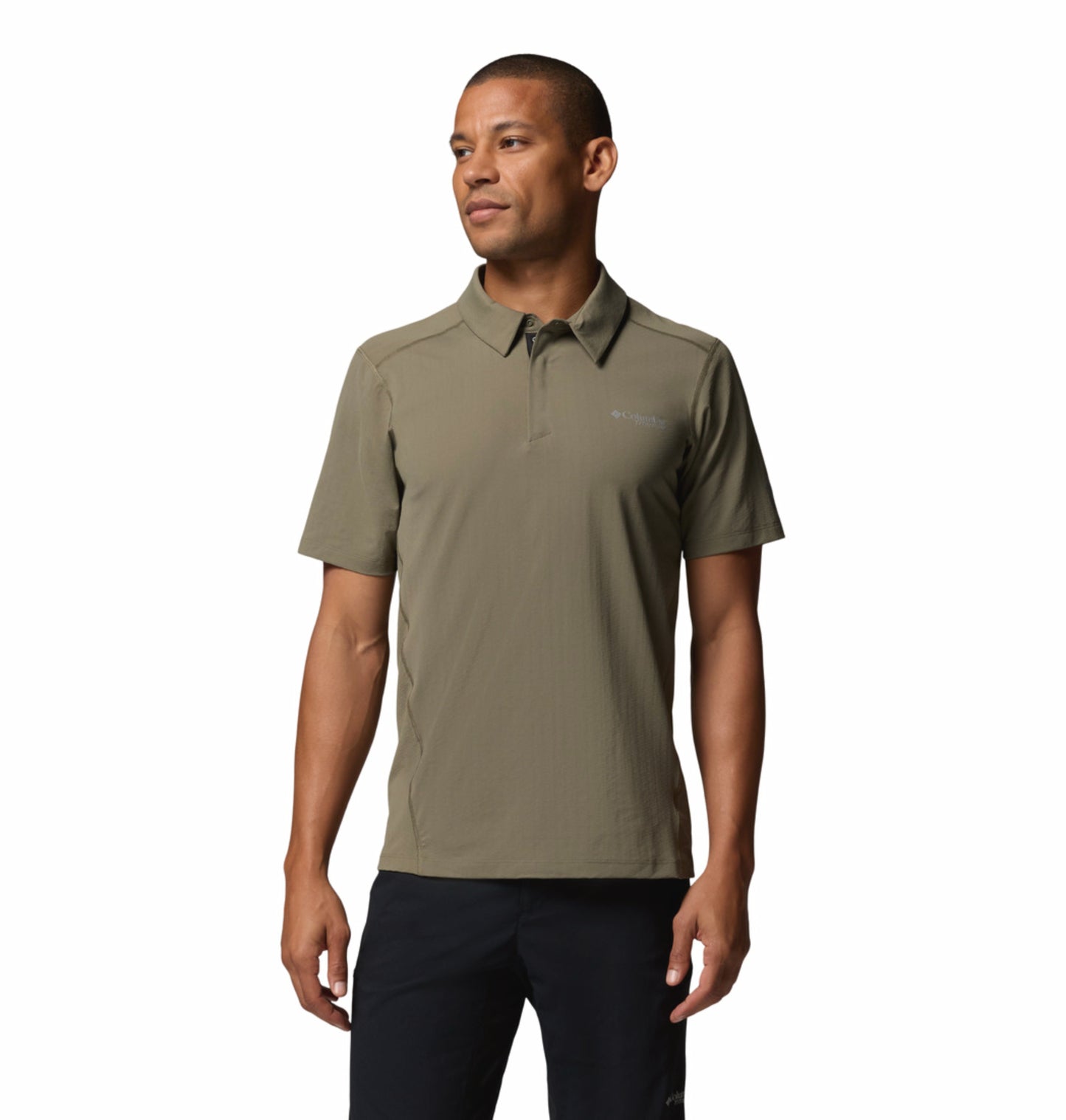 Columbia Men's Olive Green Omni-Freeze Diamond Peak Pro Polo Shirt