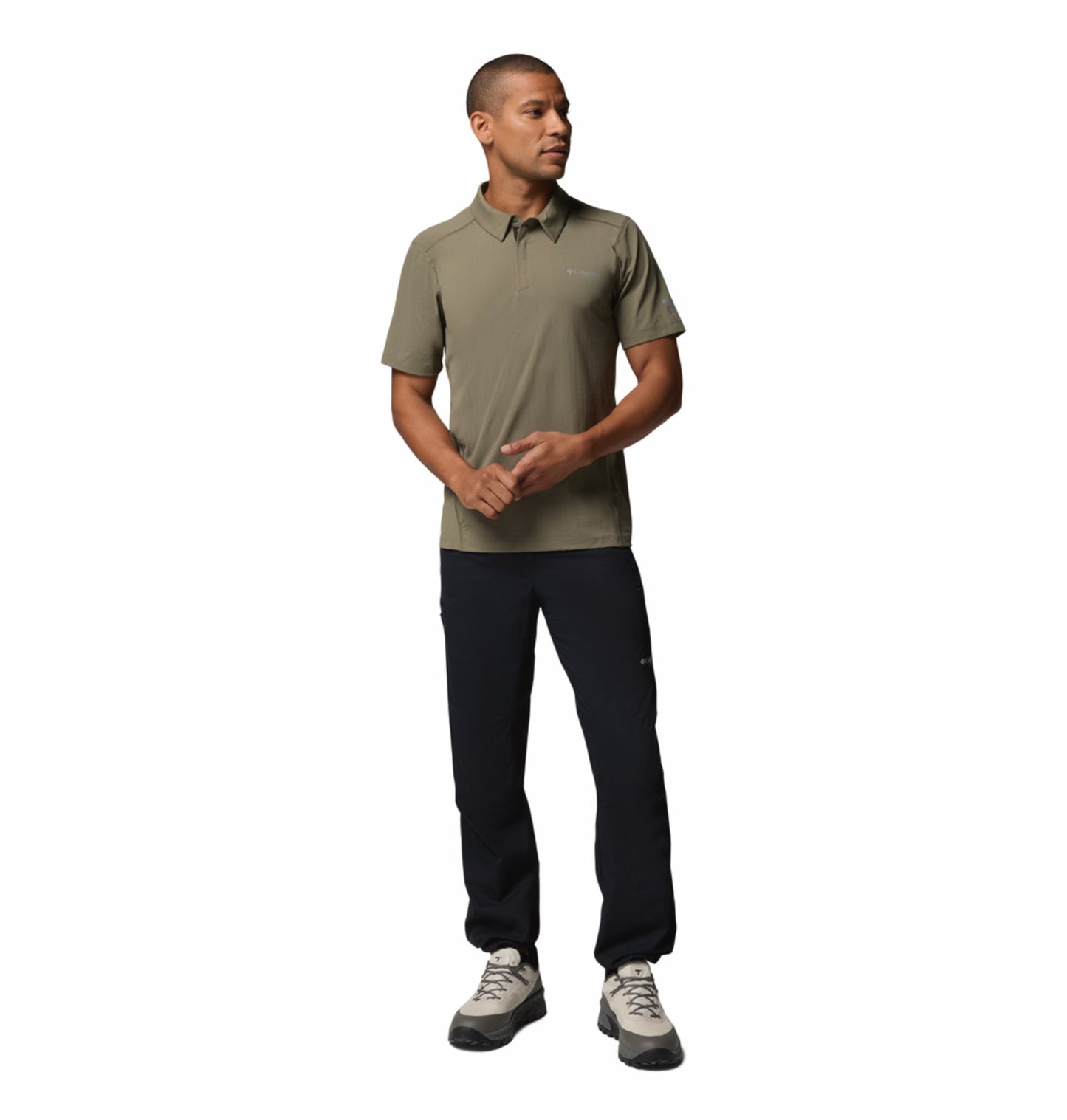 Columbia Men's Olive Green Omni-Freeze Diamond Peak Pro Polo Shirt
