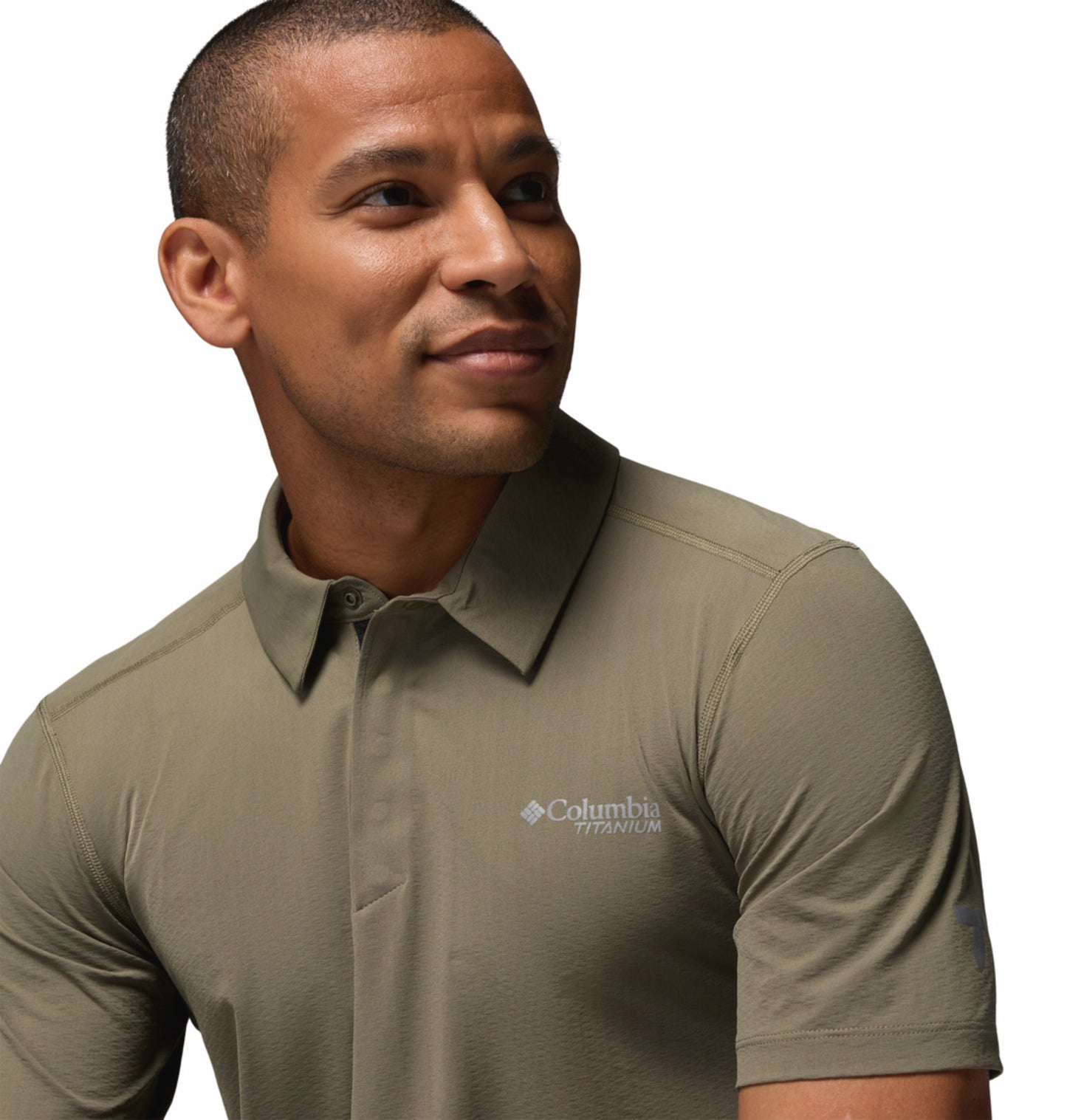 Columbia Men's Olive Green Omni-Freeze Diamond Peak Pro Polo Shirt