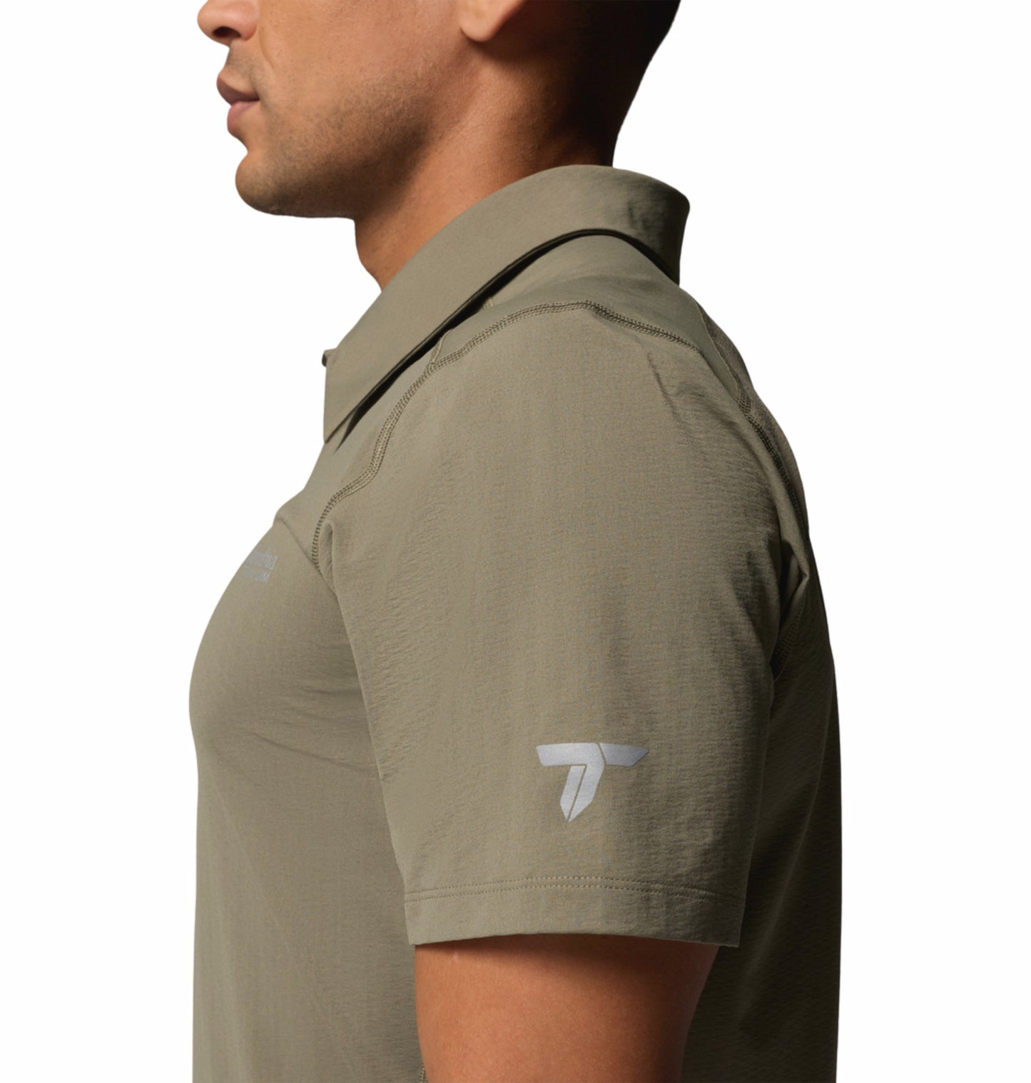 Columbia Men's Olive Green Omni-Freeze Diamond Peak Pro Polo Shirt