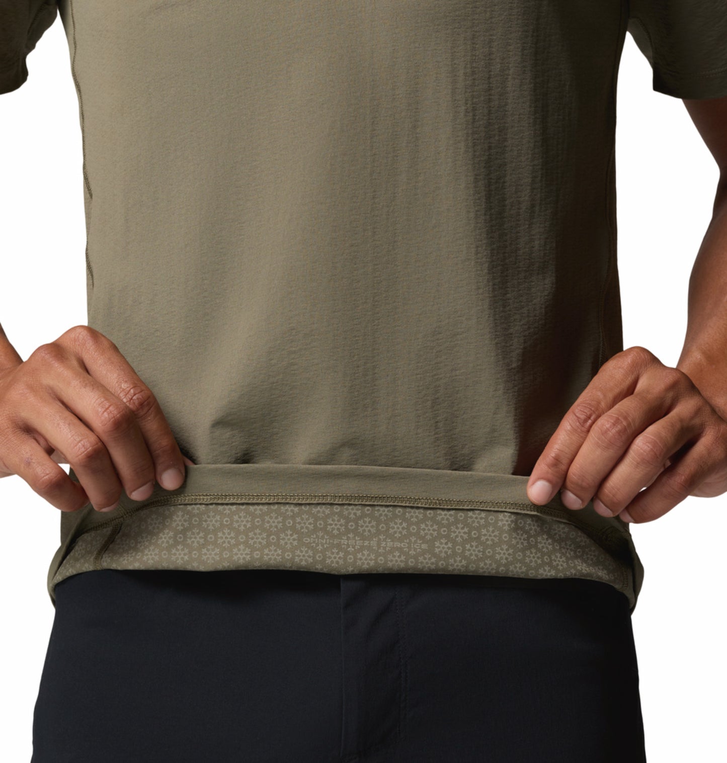 Columbia Men's Olive Green Omni-Freeze Diamond Peak Pro Polo Shirt