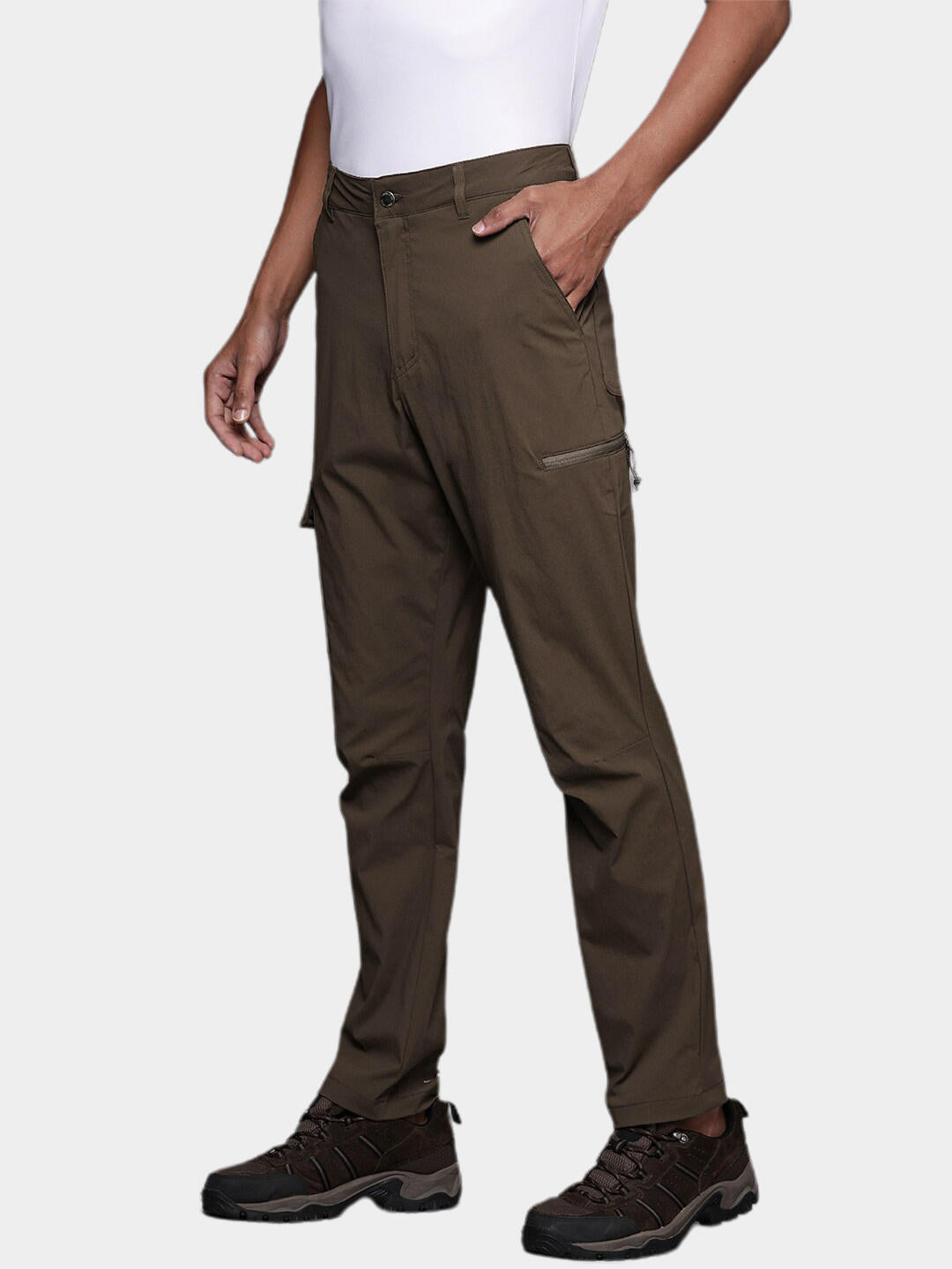 Columbia Men Brown Newton Ridge II Pant (Sun Protection)