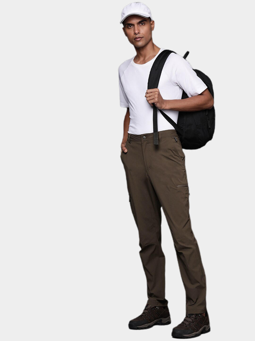 Columbia Men Brown Newton Ridge II Pant (Sun Protection)