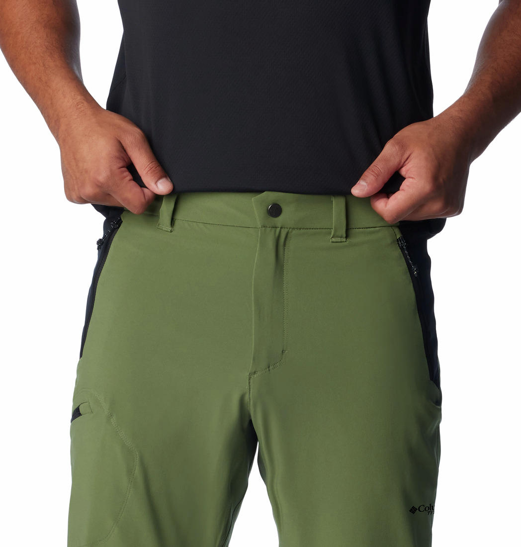 Columbia Men's Green Omni-Shade Triple Canyon II Sun Protection Pants