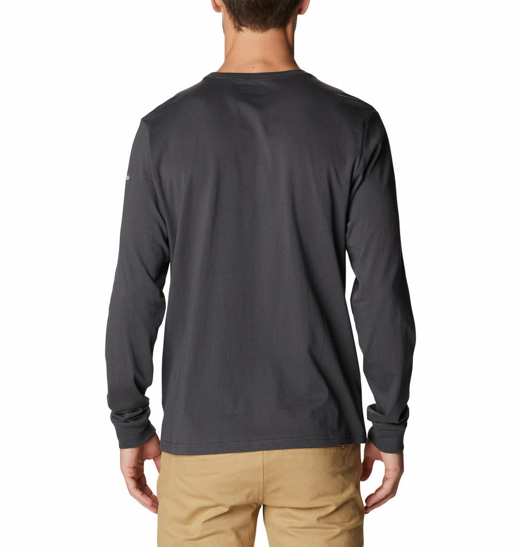 Columbia Men Black Apres Lifestyle Graphic Long Sleeve