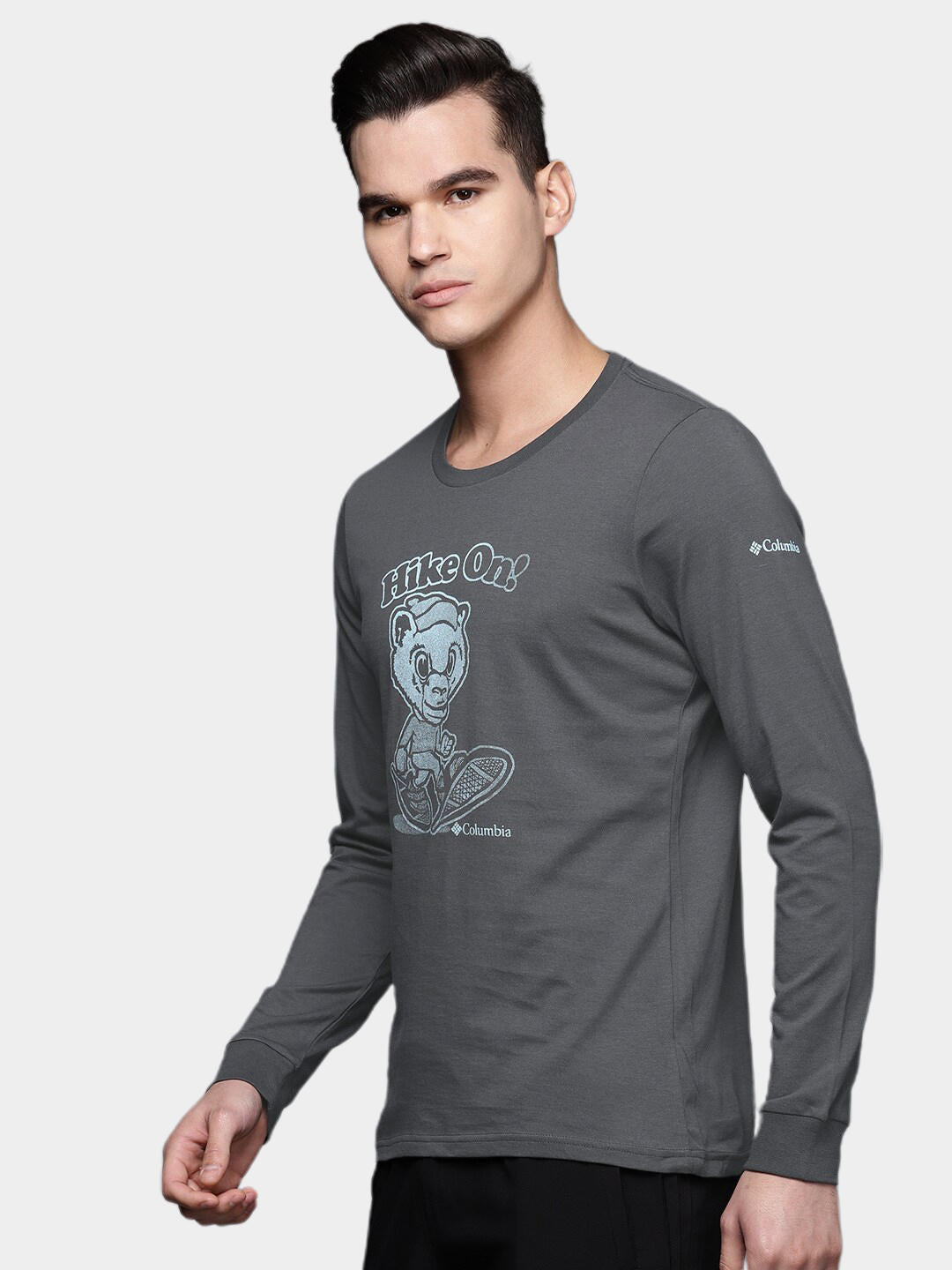 Columbia Men Black Apres Lifestyle Graphic Long Sleeve
