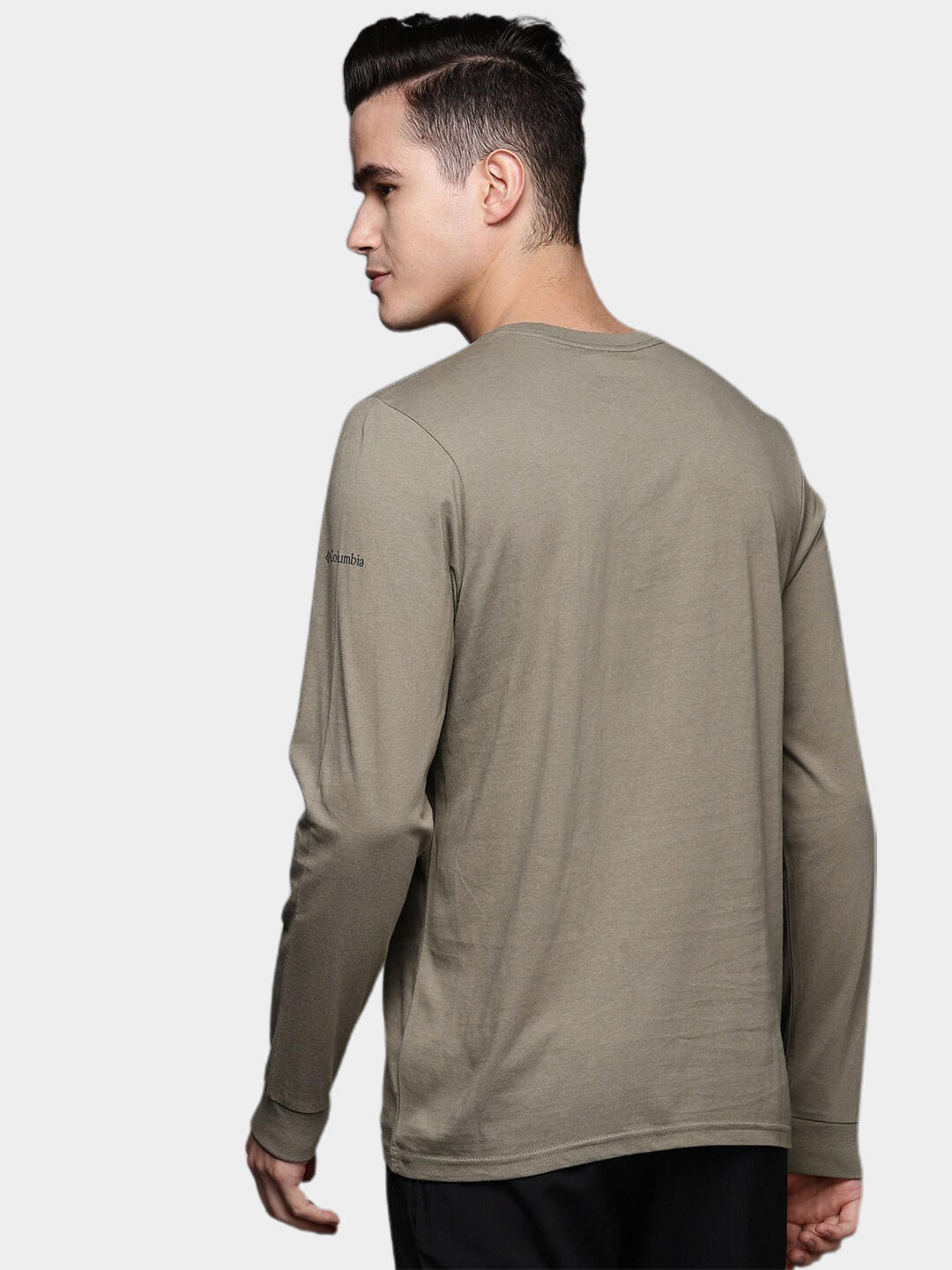 Columbia Men Green Apres Lifestyle Graphic Long Sleeve