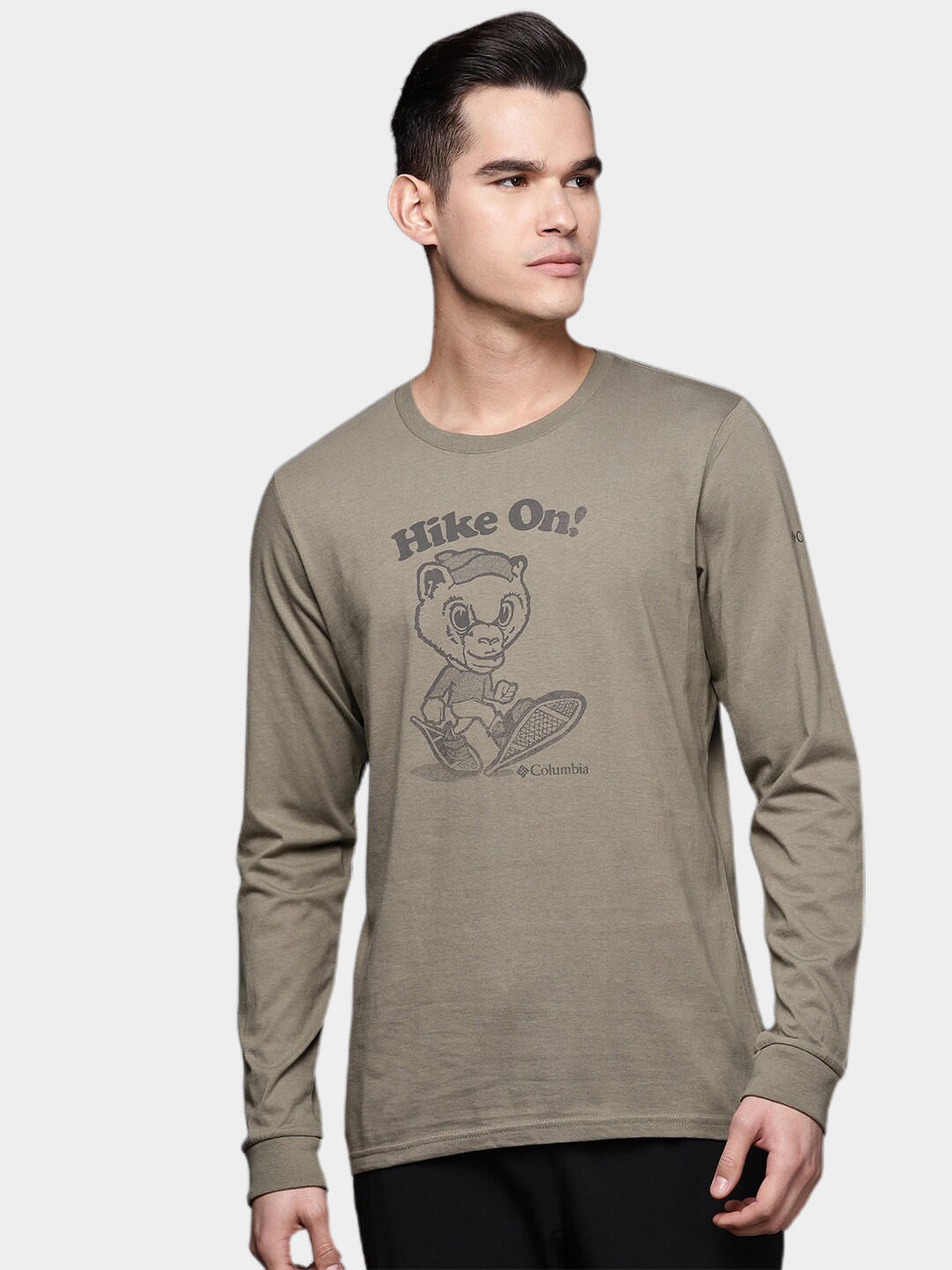 Columbia Men Green Apres Lifestyle Graphic Long Sleeve