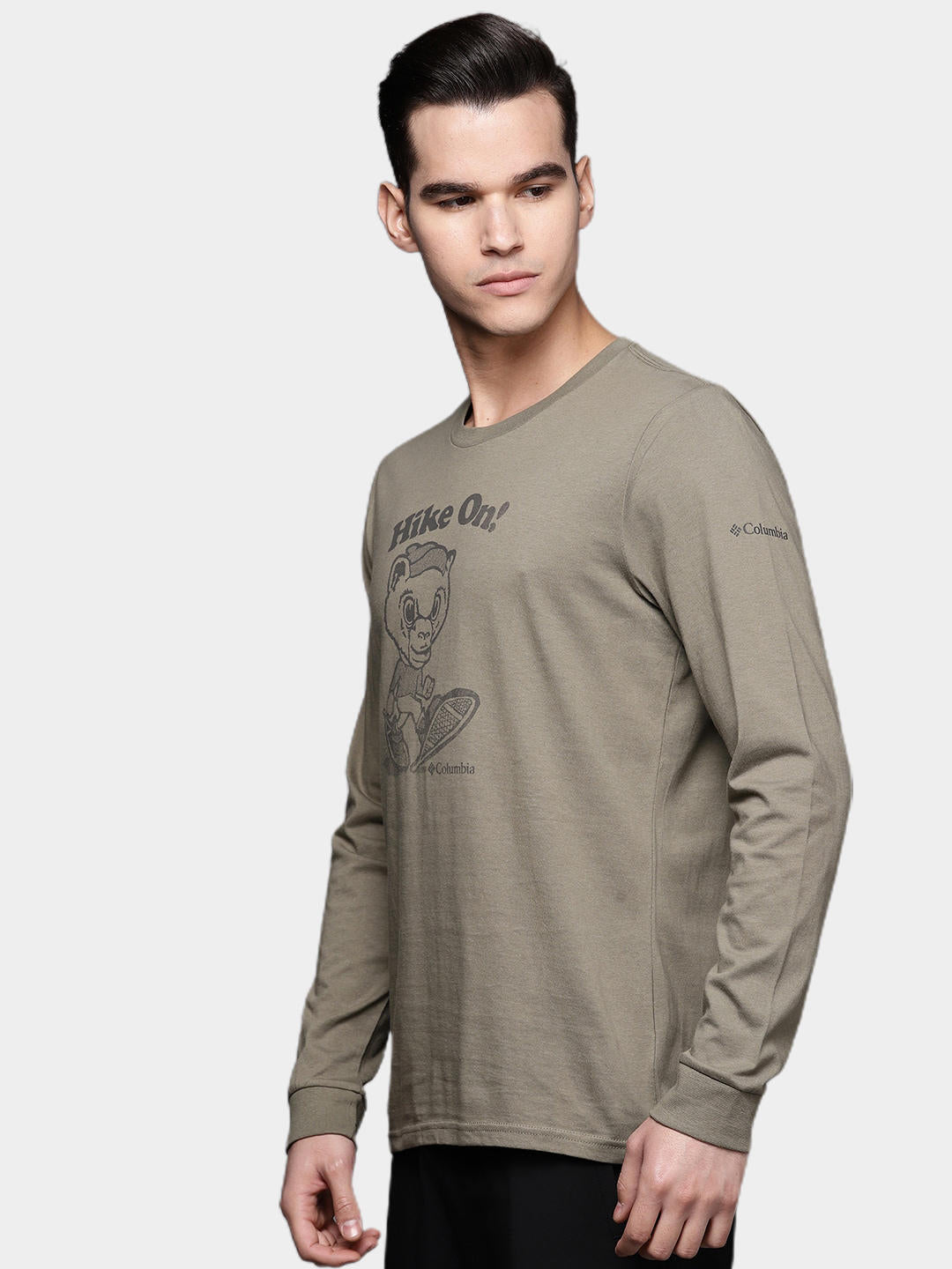 Columbia Men Green Apres Lifestyle Graphic Long Sleeve