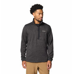 Columbia Men Black Sweater Weather Half Zip