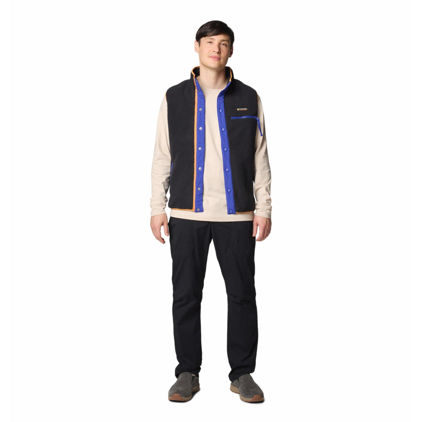 Columbia Men Black Helvetia II Fleece Vest