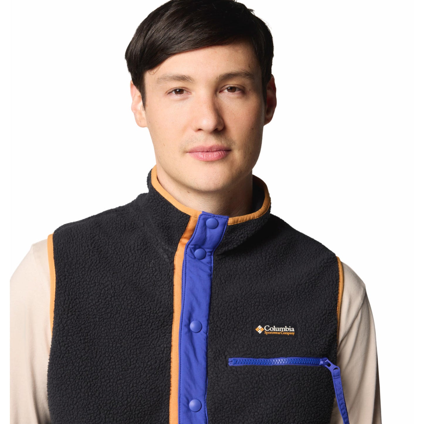 Columbia Men Black Helvetia II Fleece Vest