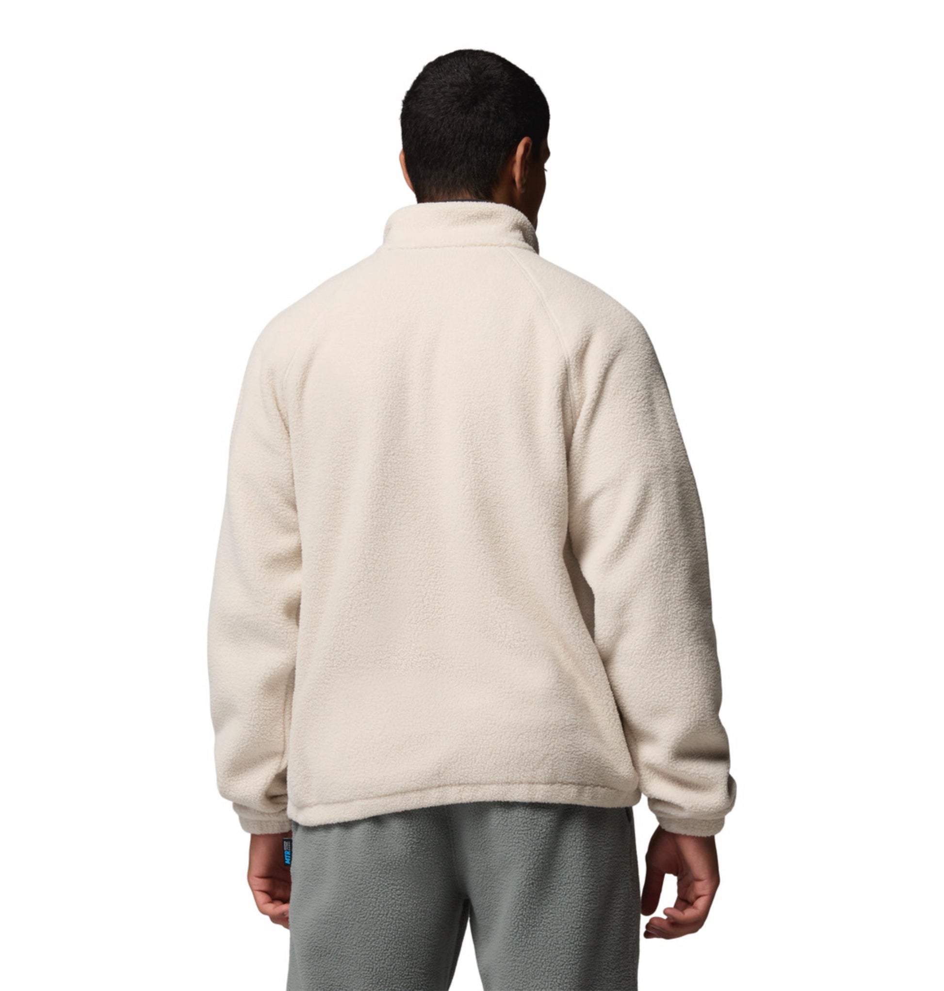 men beige mtr timber crest fleece jacket