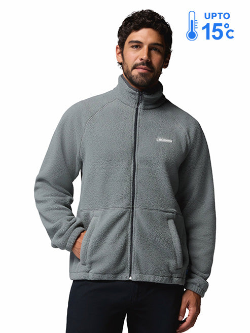 Columbia Men Green MTR Timber Crest Fleece Jacket