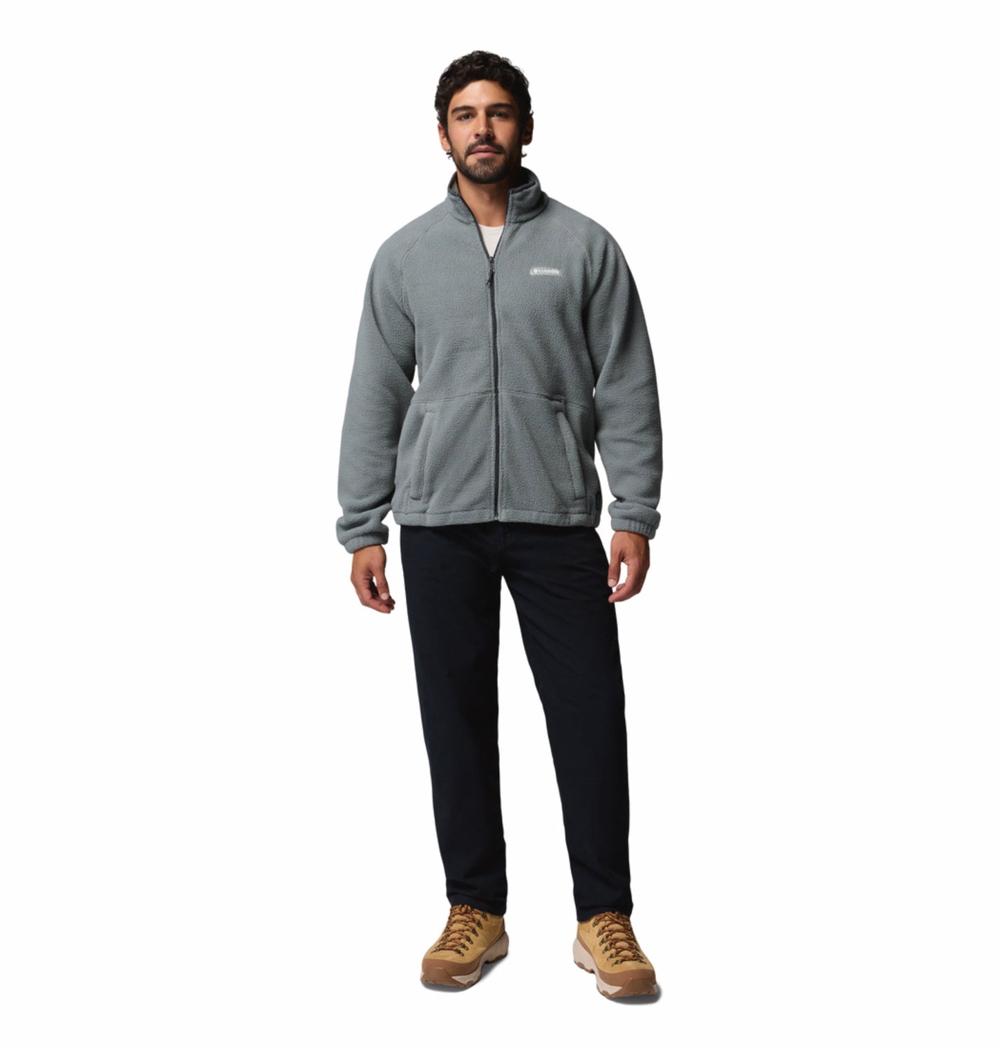 men green mtr timber crest fleece jacket