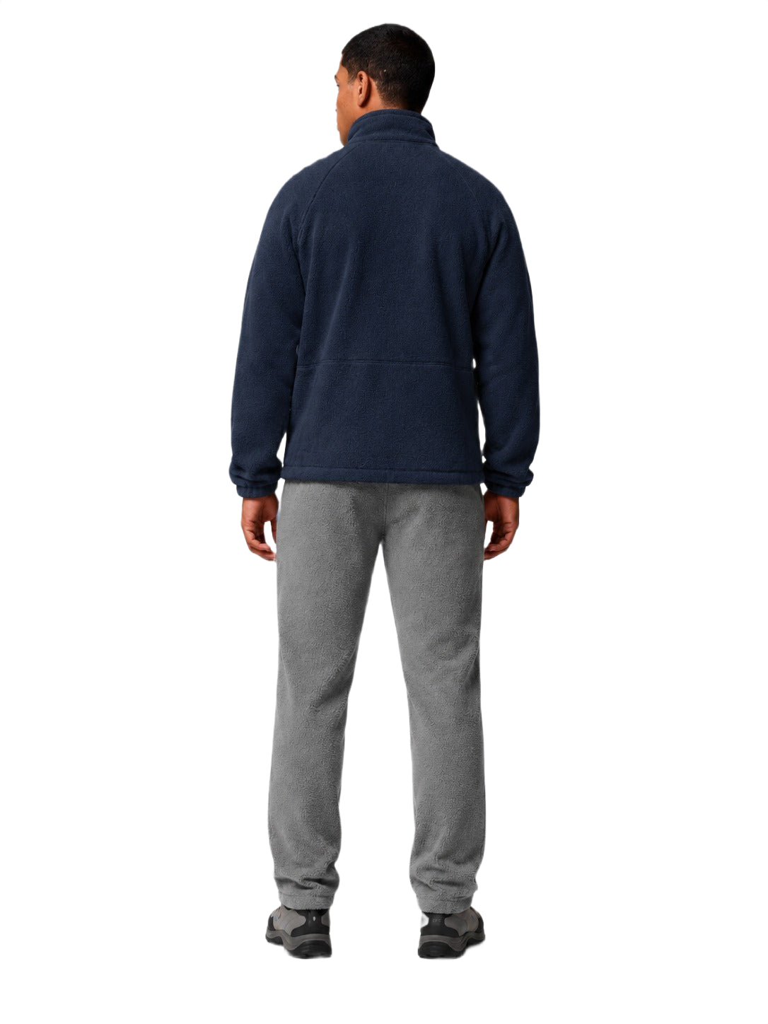mens blue mtr timber crest fleece jacket