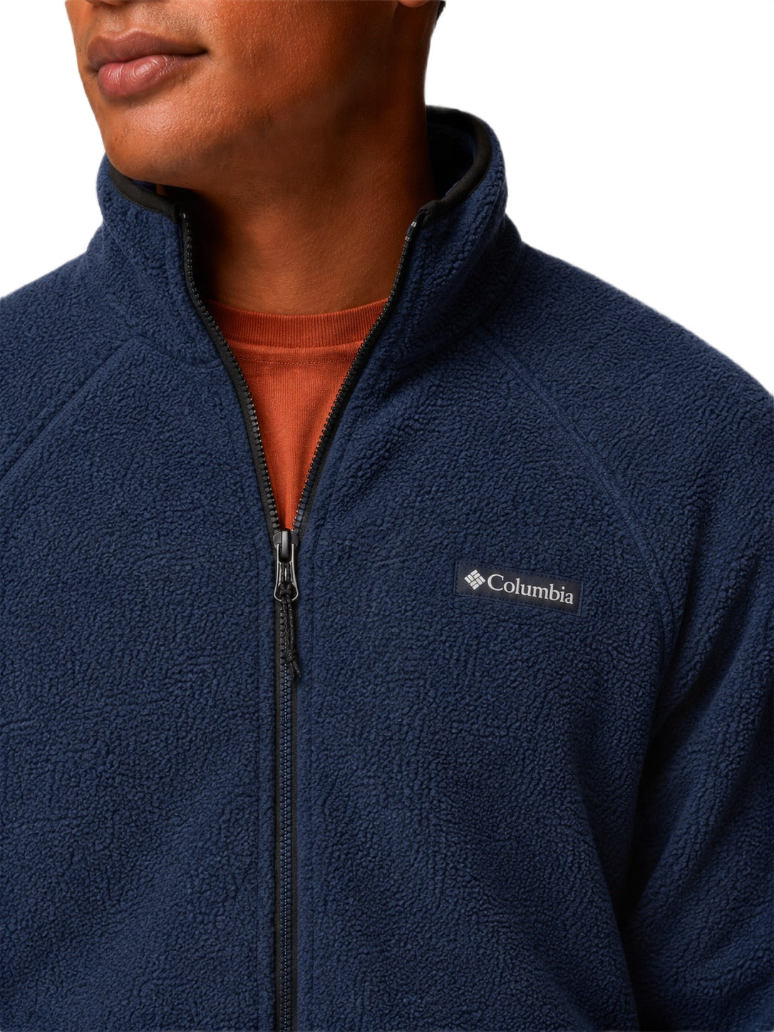 mens blue mtr timber crest fleece jacket