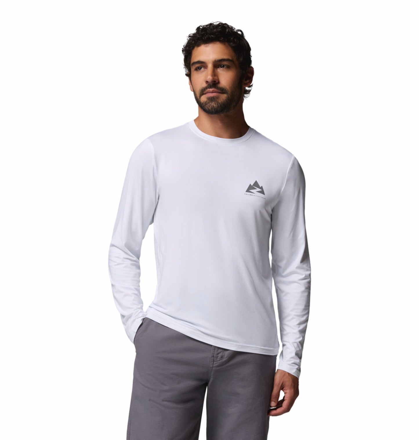 men white omni shade parsons point tshirt