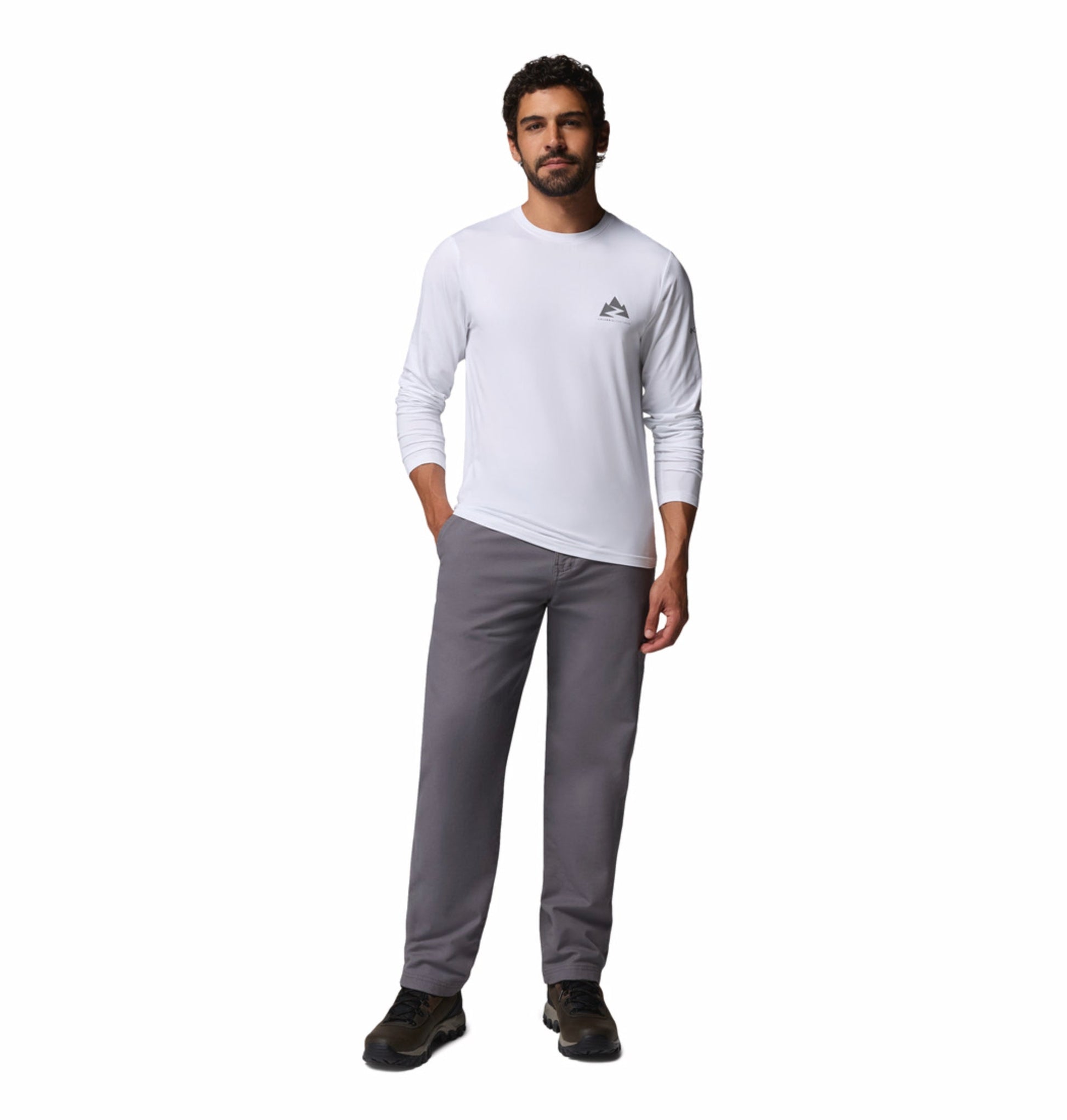 men white omni shade parsons point tshirt