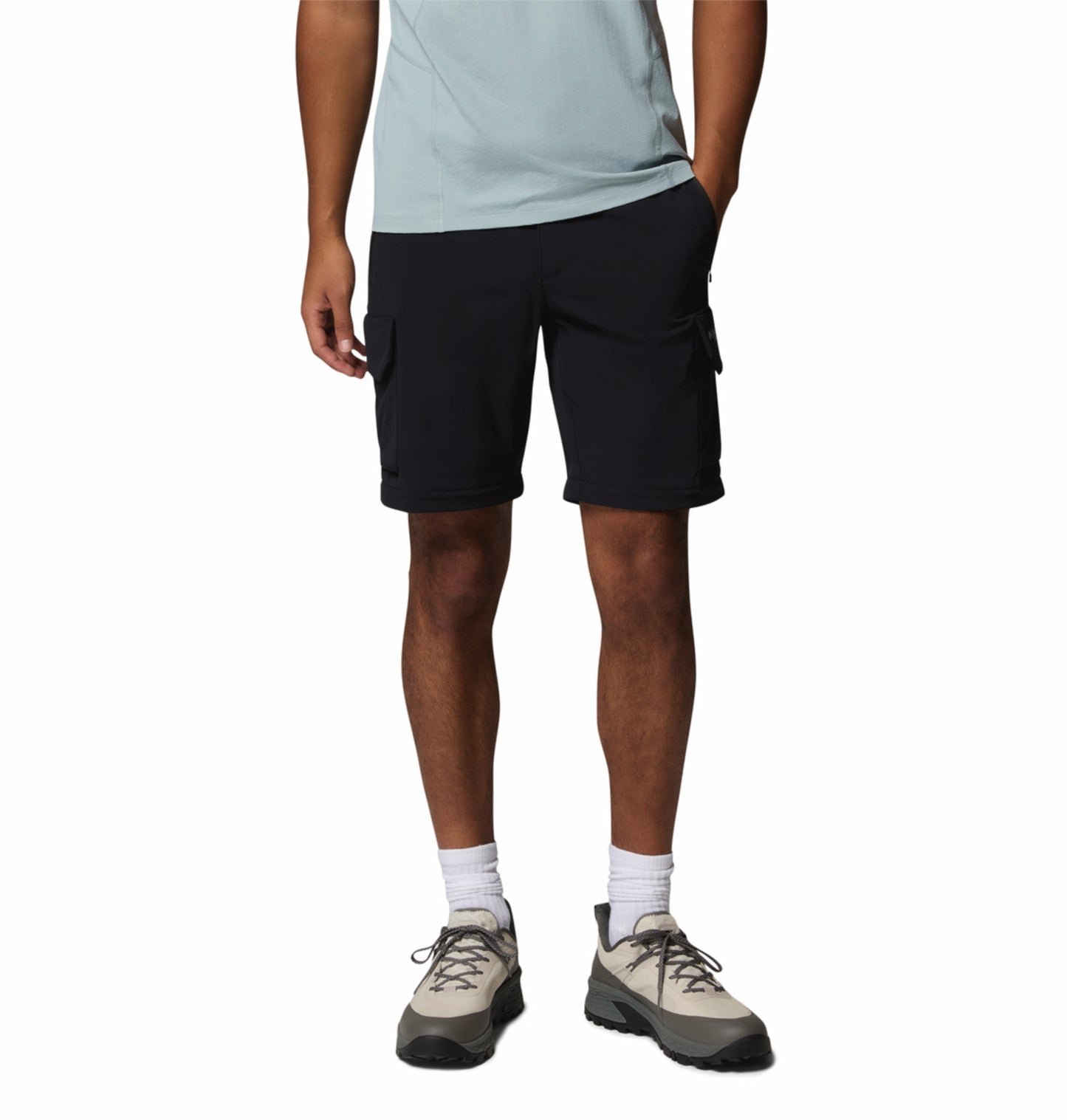 Columbia Men's Black Omni-Shade Silver Ridge Elite Convertible Outdoor Pants