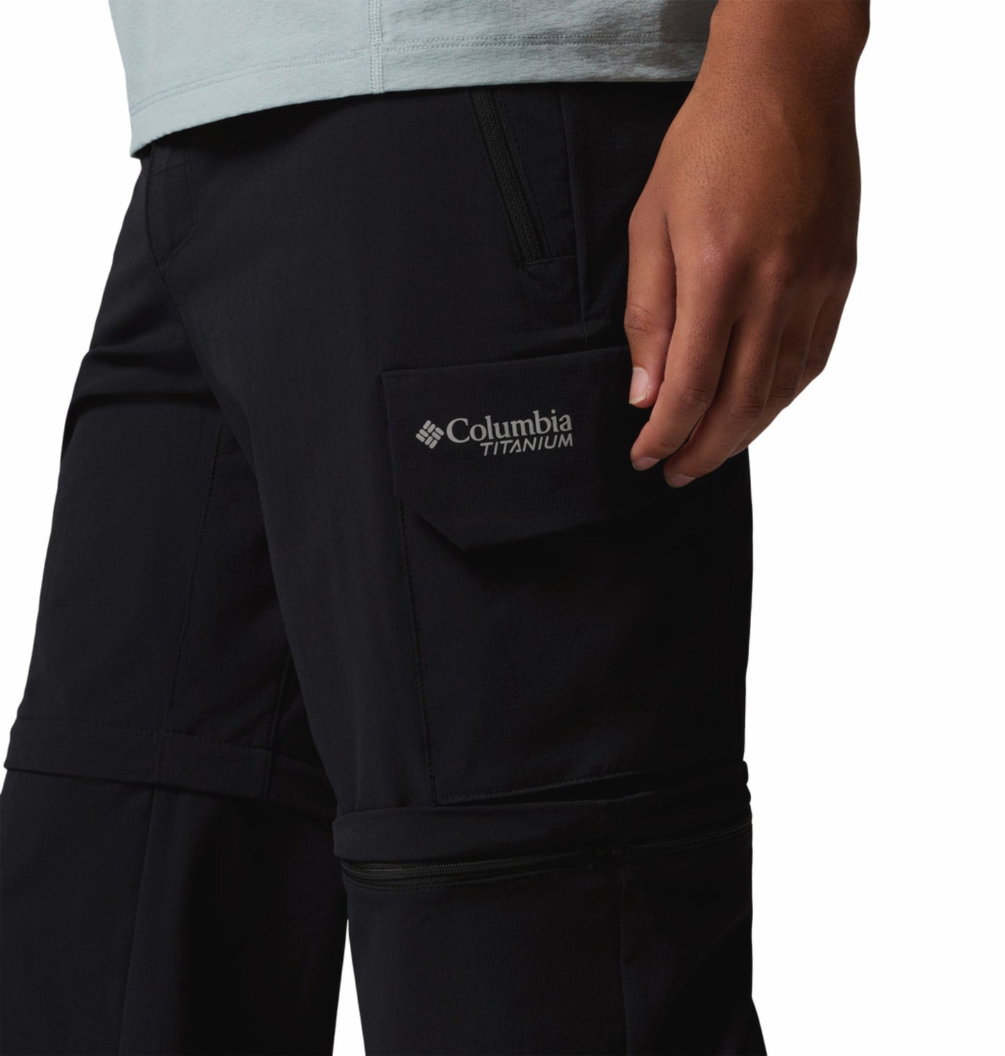 Columbia Men's Black Omni-Shade Silver Ridge Elite Convertible Outdoor Pants