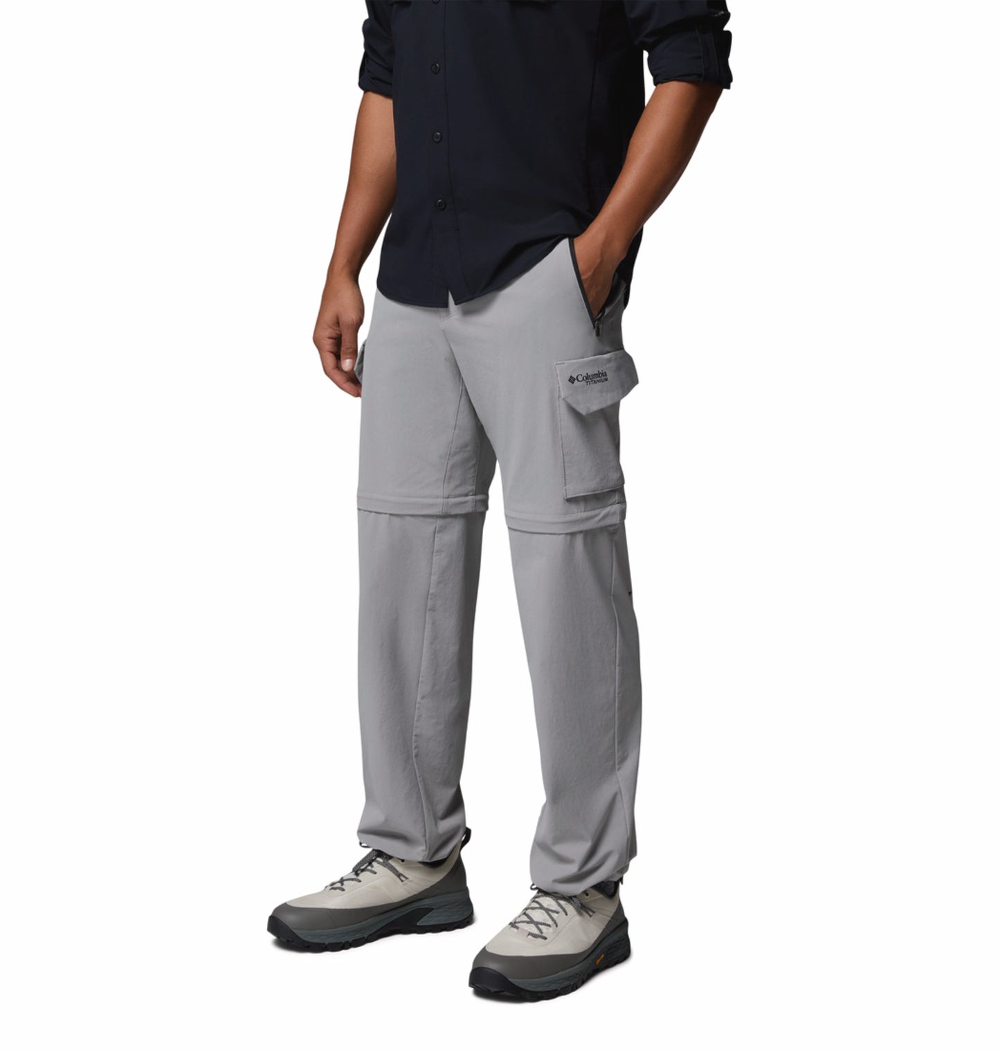 Columbia Men's Silver Ridge Elite Grey Omni-Shade Convertible Pants
