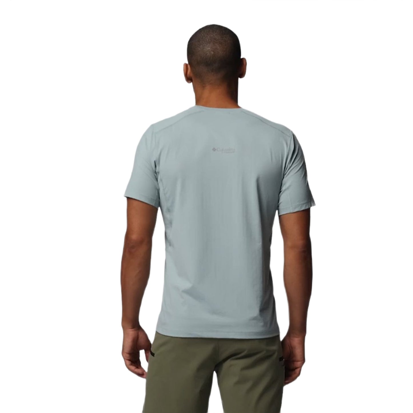Columbia Men Blue Omni-Freeze Diamond Peak Pro Tshirt