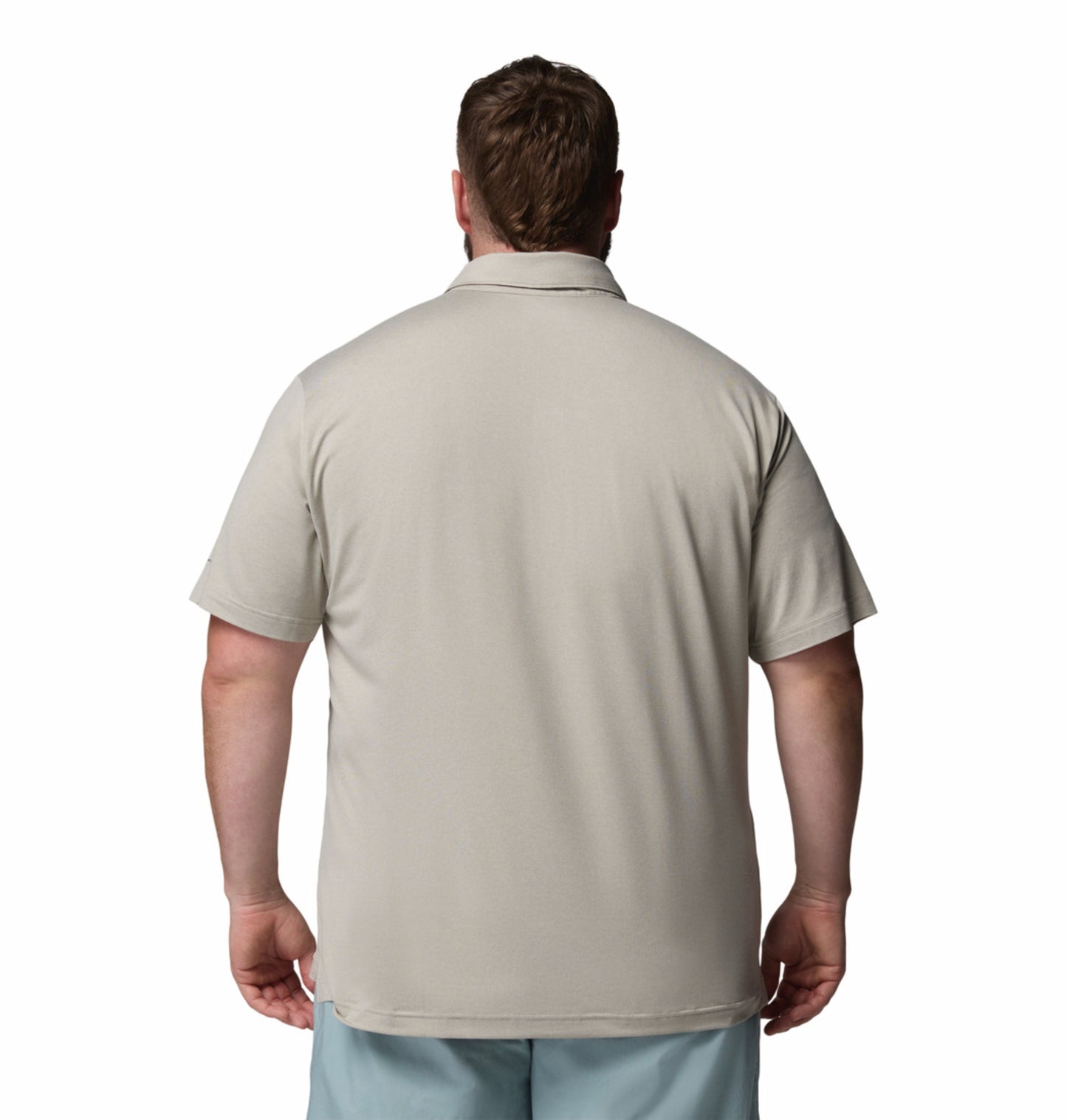 Columbia Men’s Beige Omni-Shade Parsons Point Polo Shirt