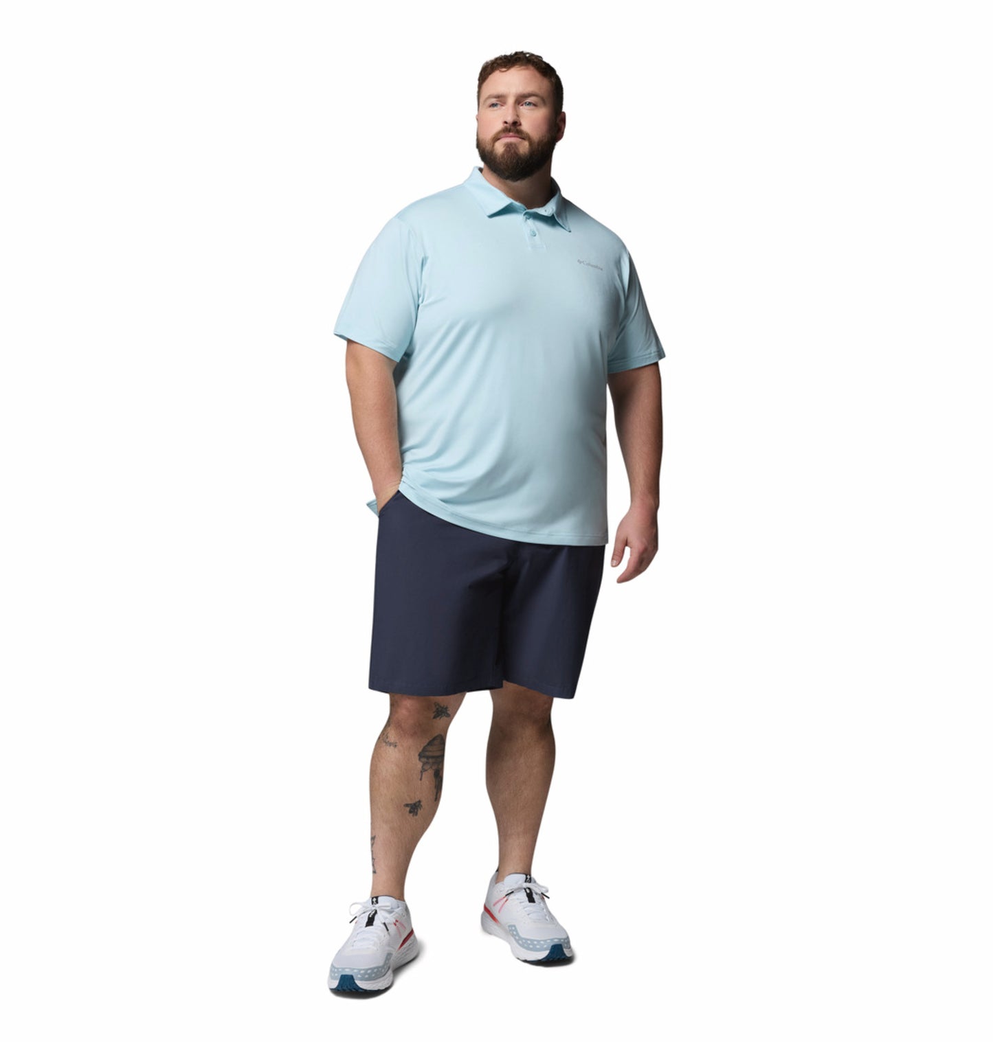 Columbia Men’s Blue Omni-Shade Parsons Point Polo Shirt