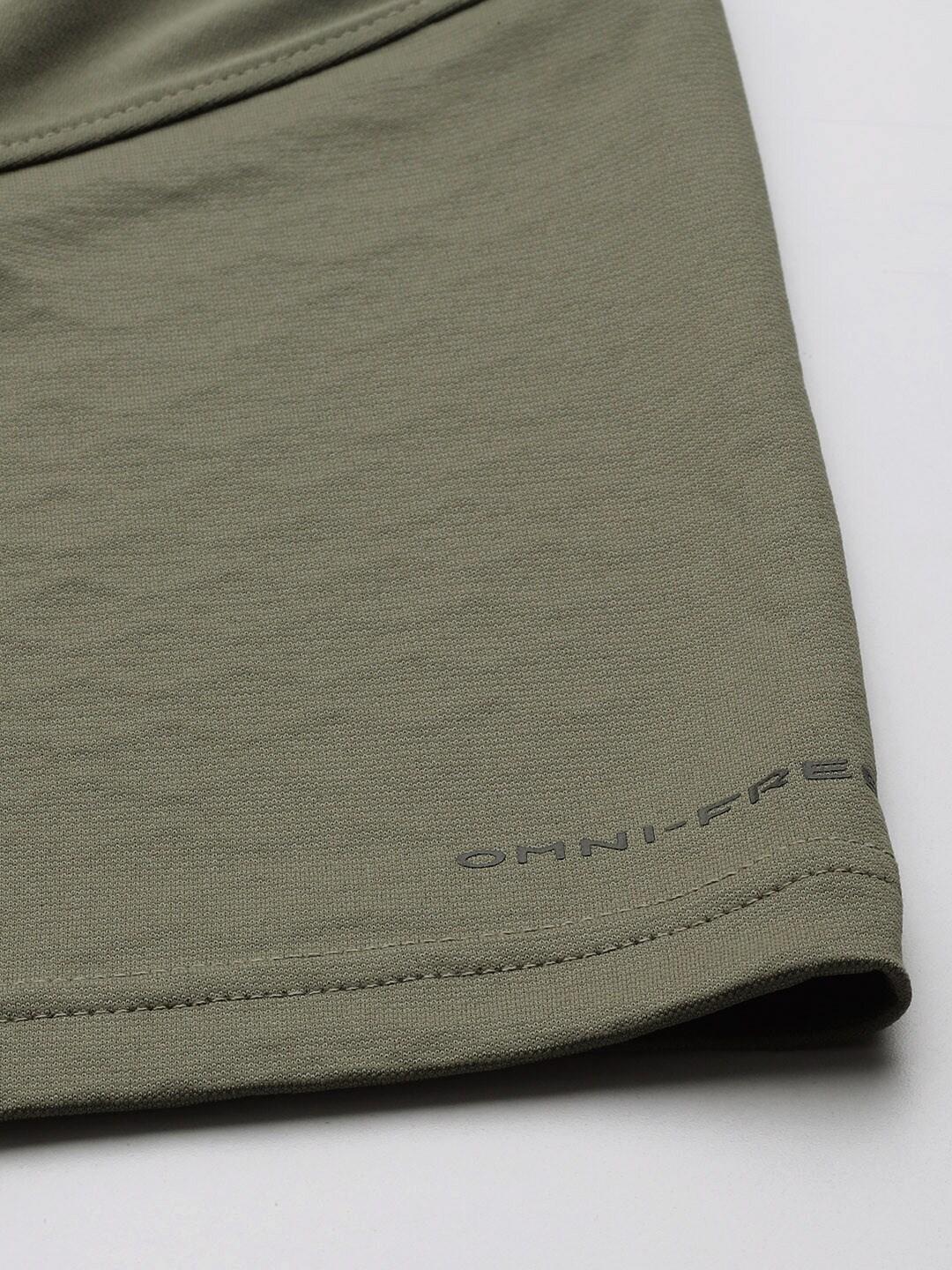 Columbia Men Green Zero Ice Cirro-Cool Polo T-Shirt