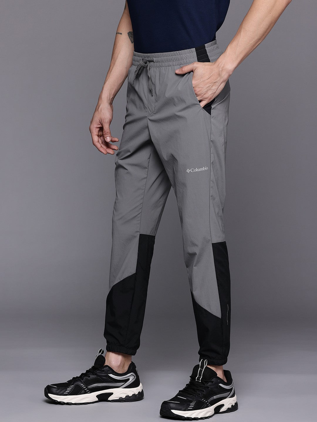 Columbia Men Grey Columbia Tech Nylon Pant