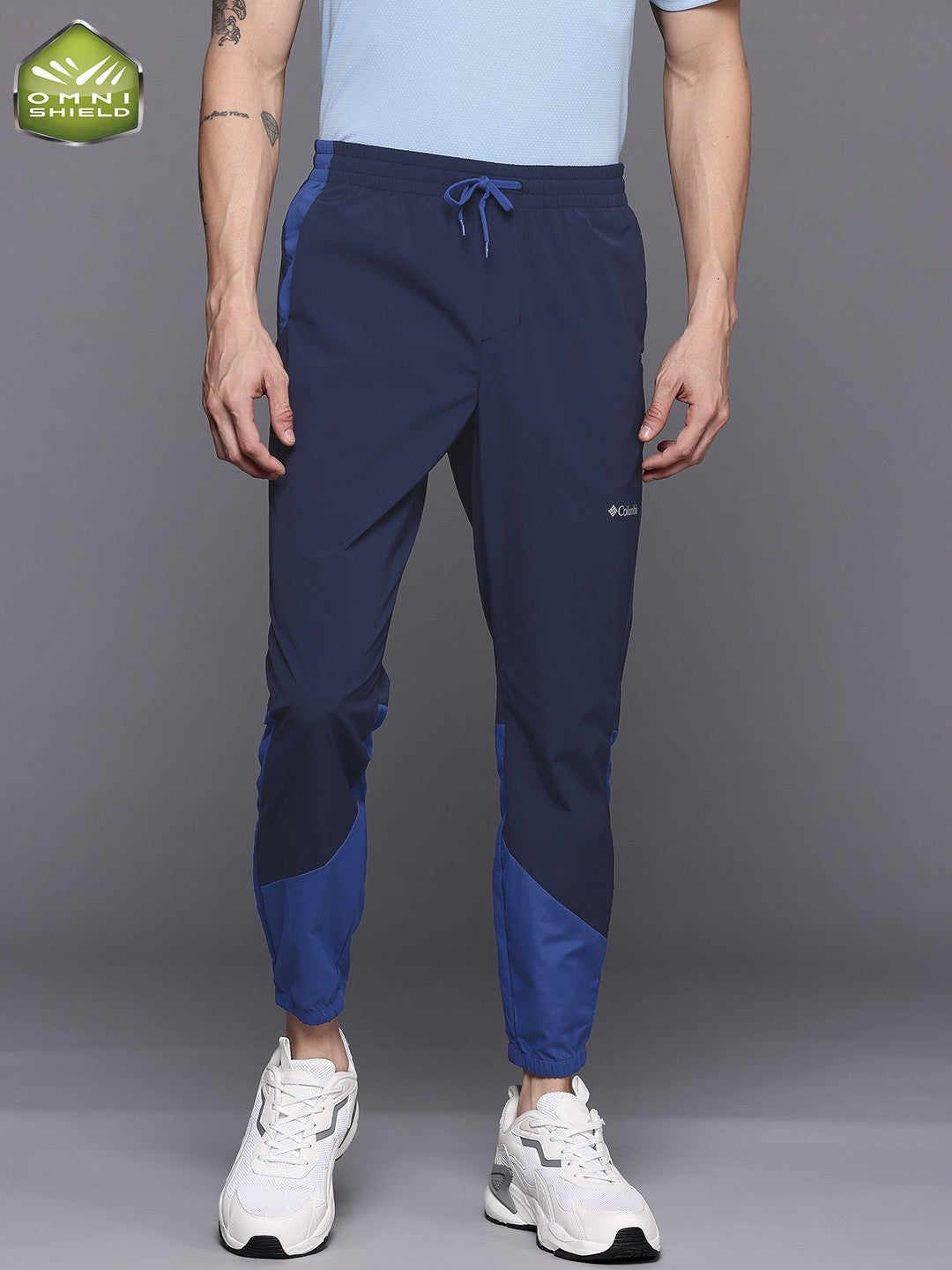 Columbia Men Blue Columbia Tech Nylon Pant
