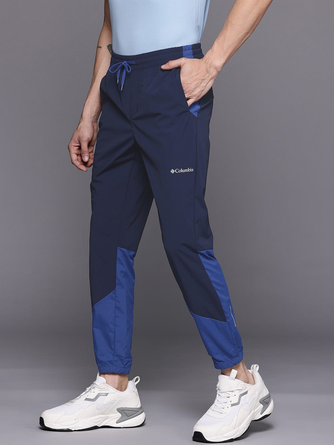 Columbia Men Blue Columbia Tech Nylon Pant