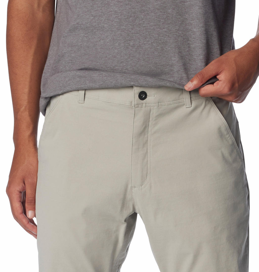 Columbia Men Grey Black Mesa Woven Pant (Sun Protection)
